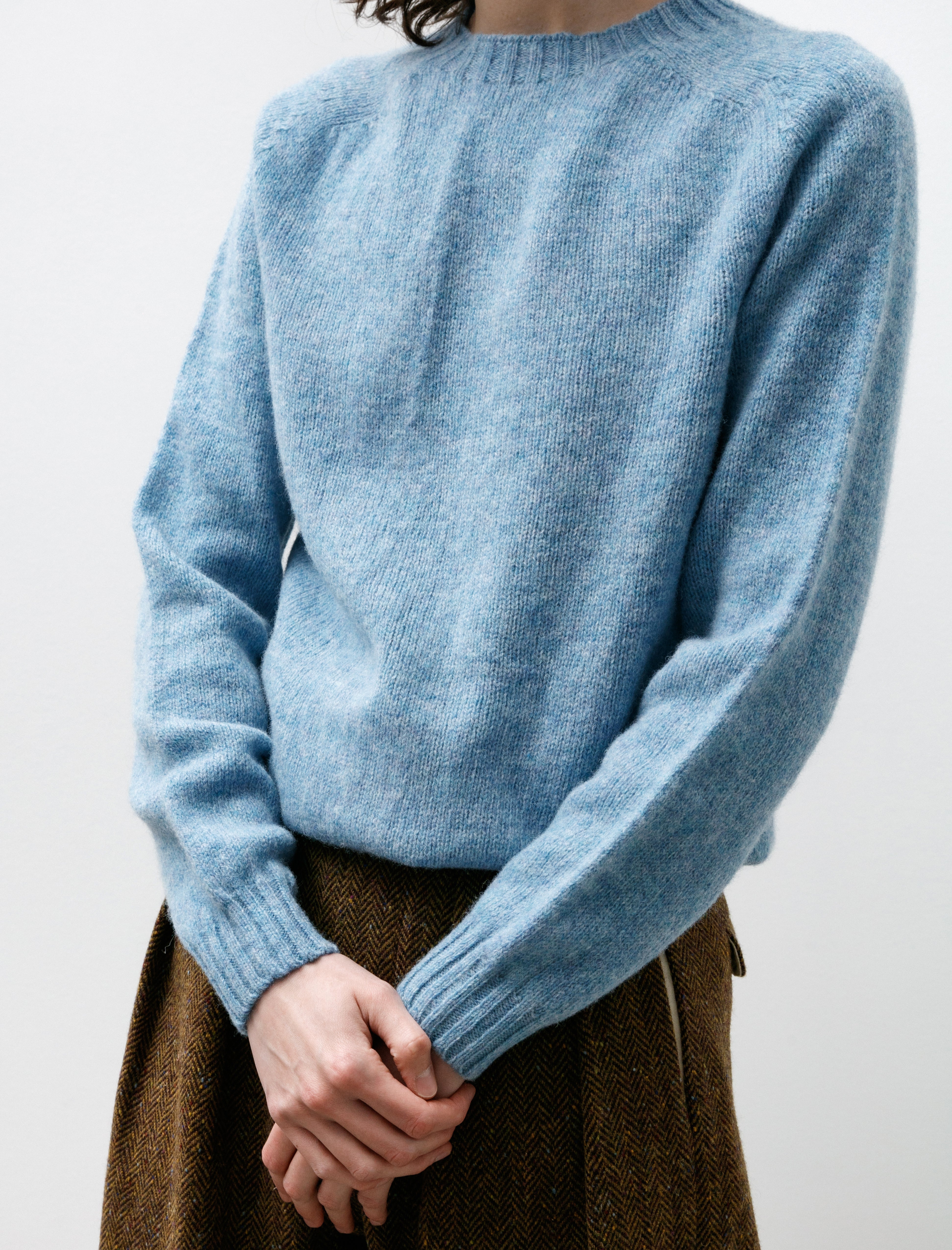 Neighbour Super Soft Crewneck Sweater Duck Egg