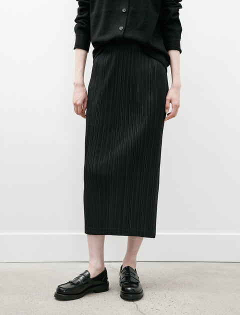 Pleats Please by Issey Miyake Thicker Bottoms Basic Skirt Black