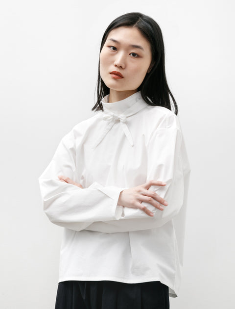 Eleph Enn Top White Poplin