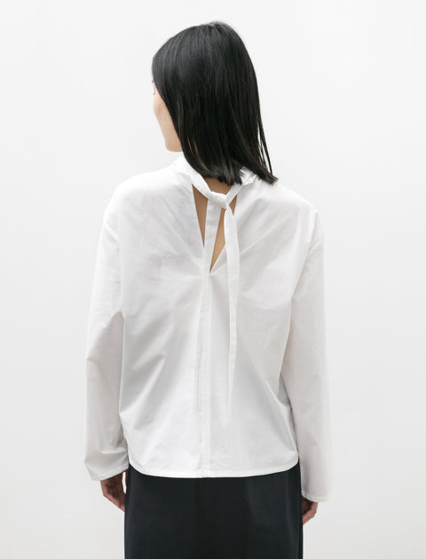 Eleph Enn Top White Poplin