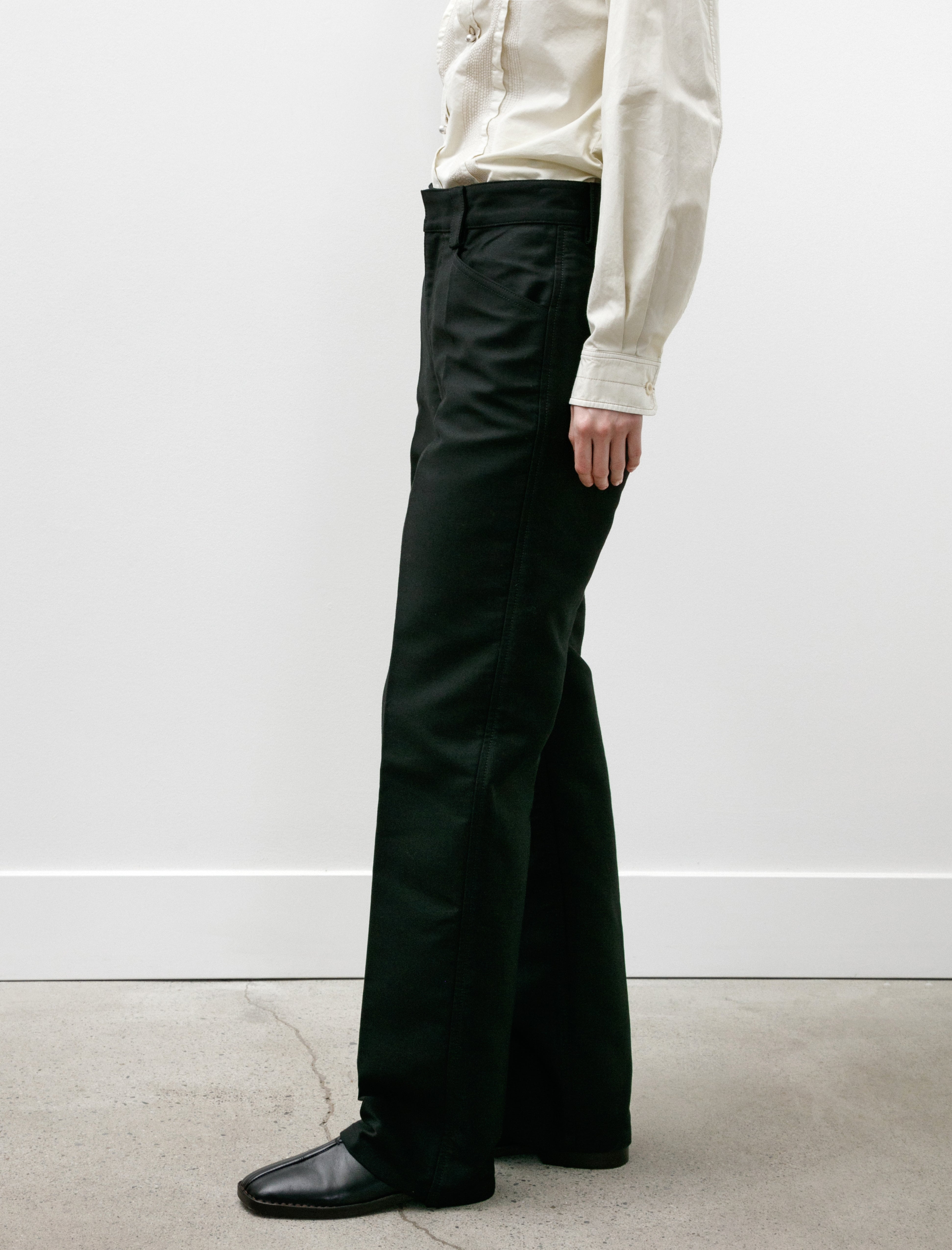 Lemaire Straight Pants Black