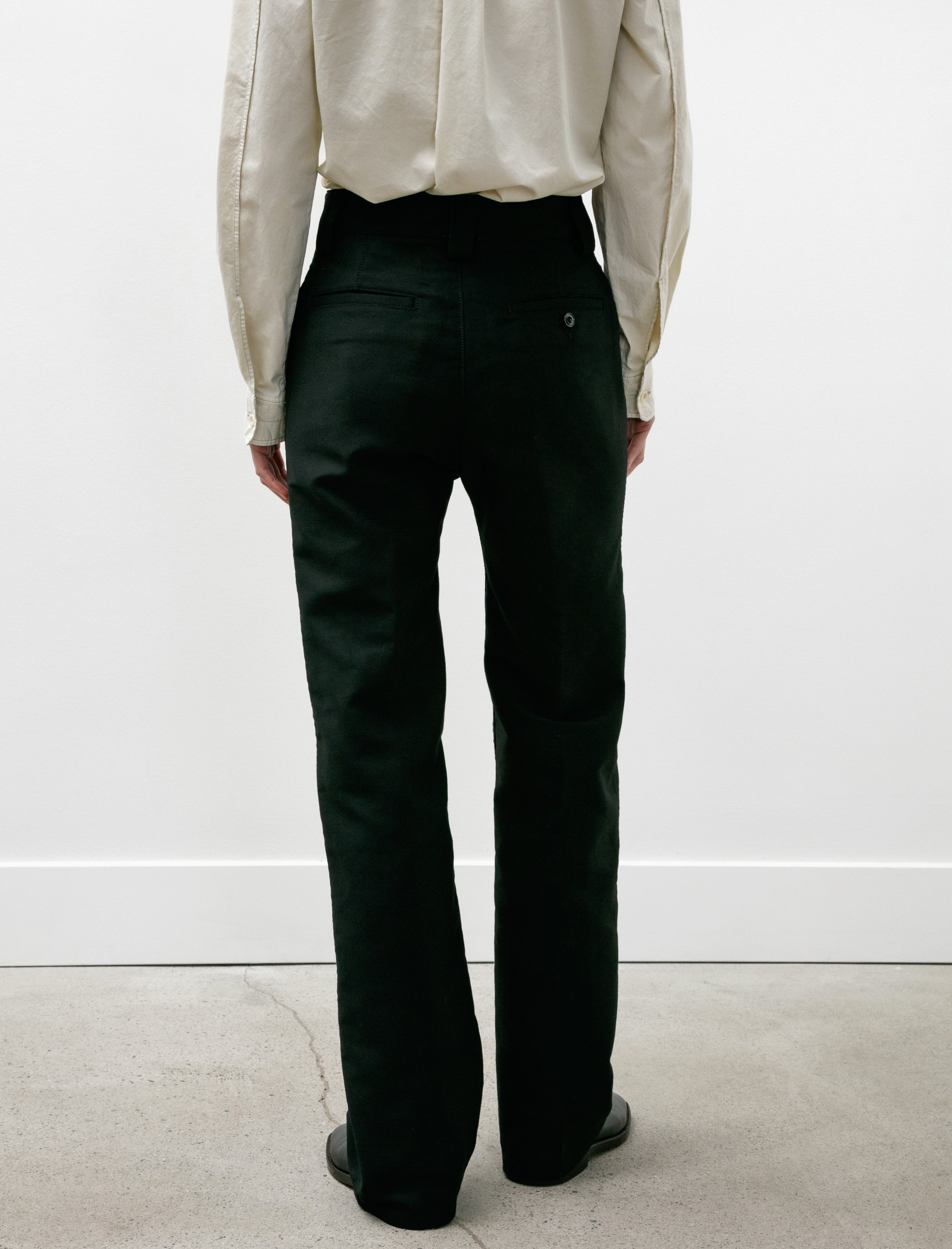 Lemaire Straight Pants Black