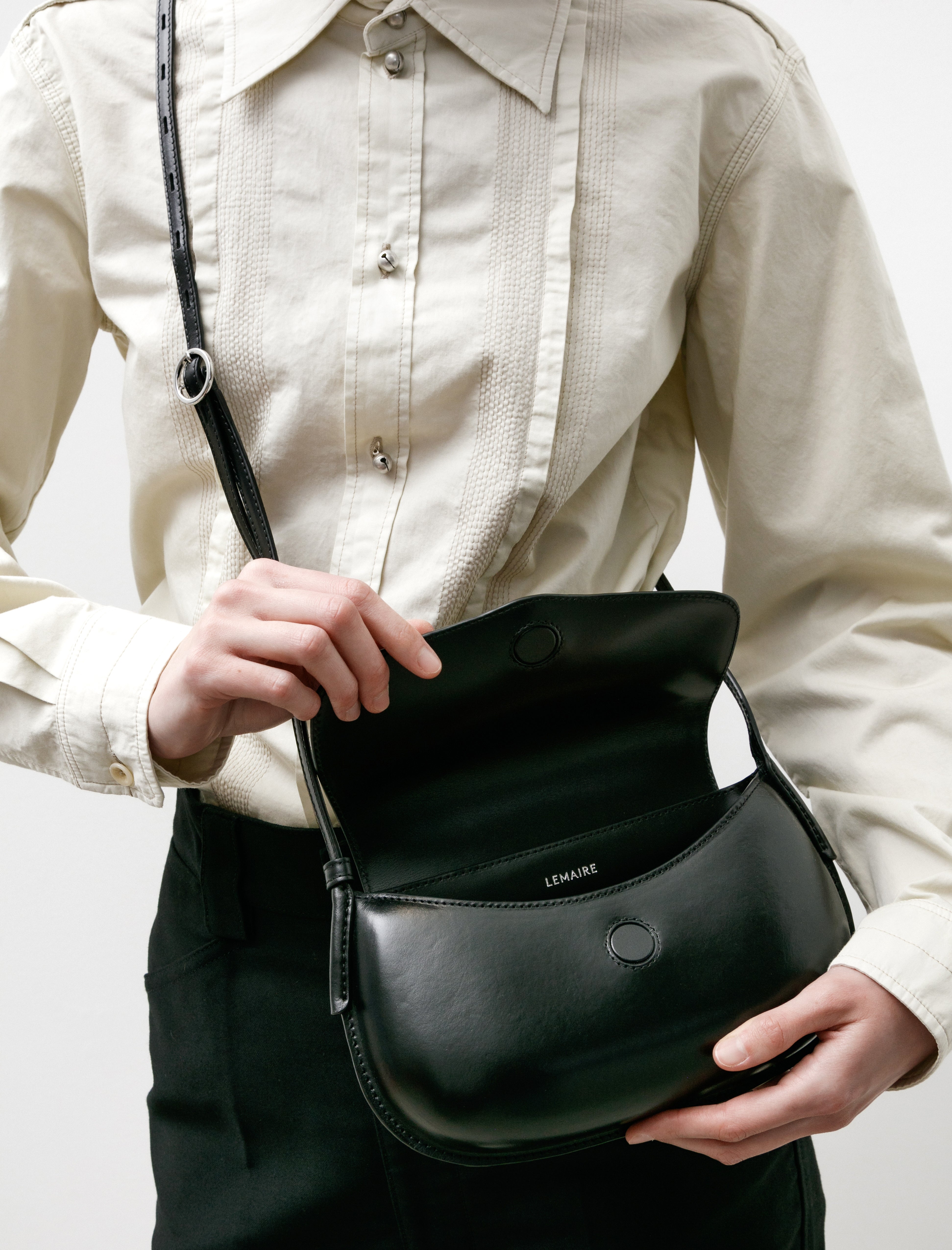 Lemaire Belly Bag Black