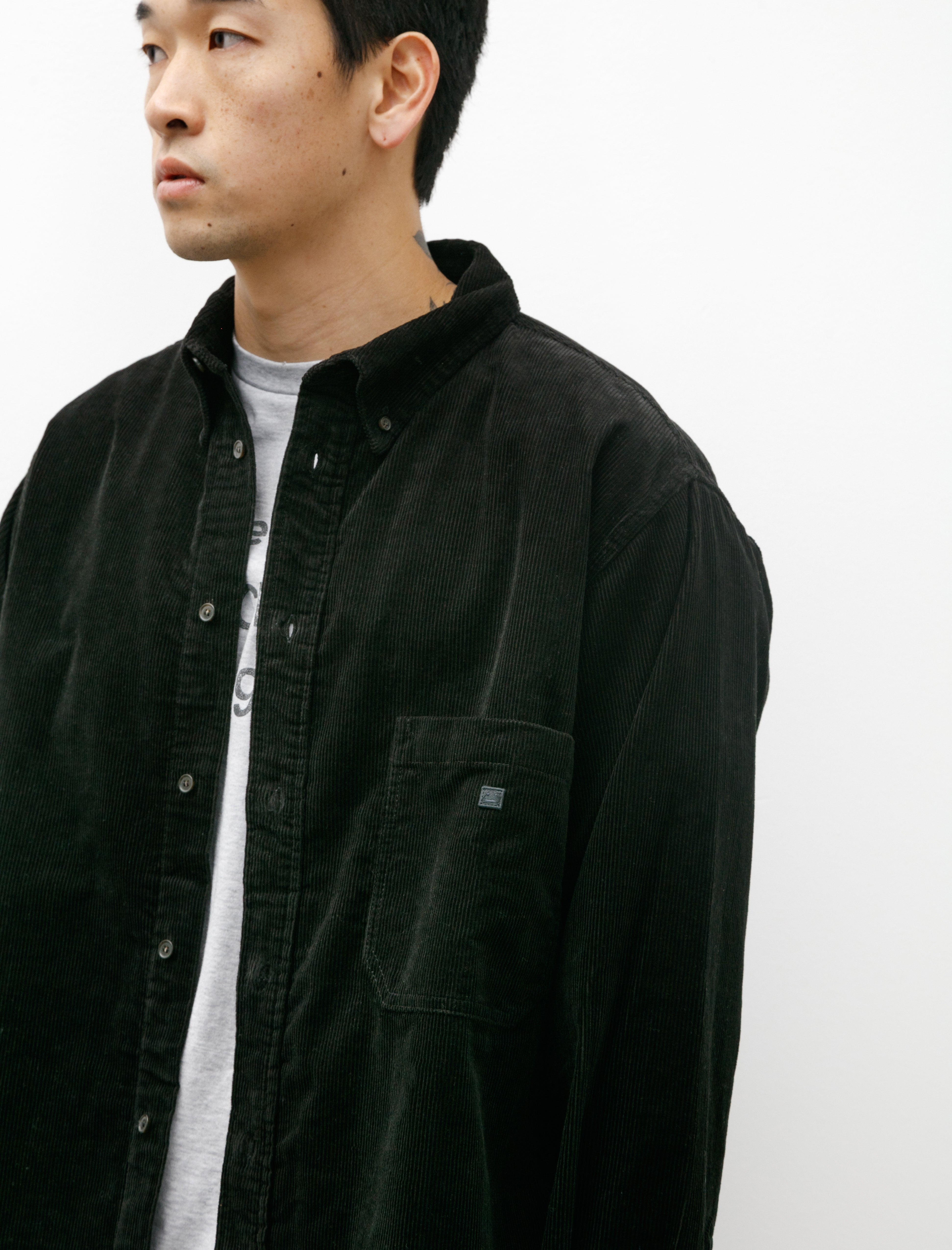 Acne Studios Corduroy Overshirt Black