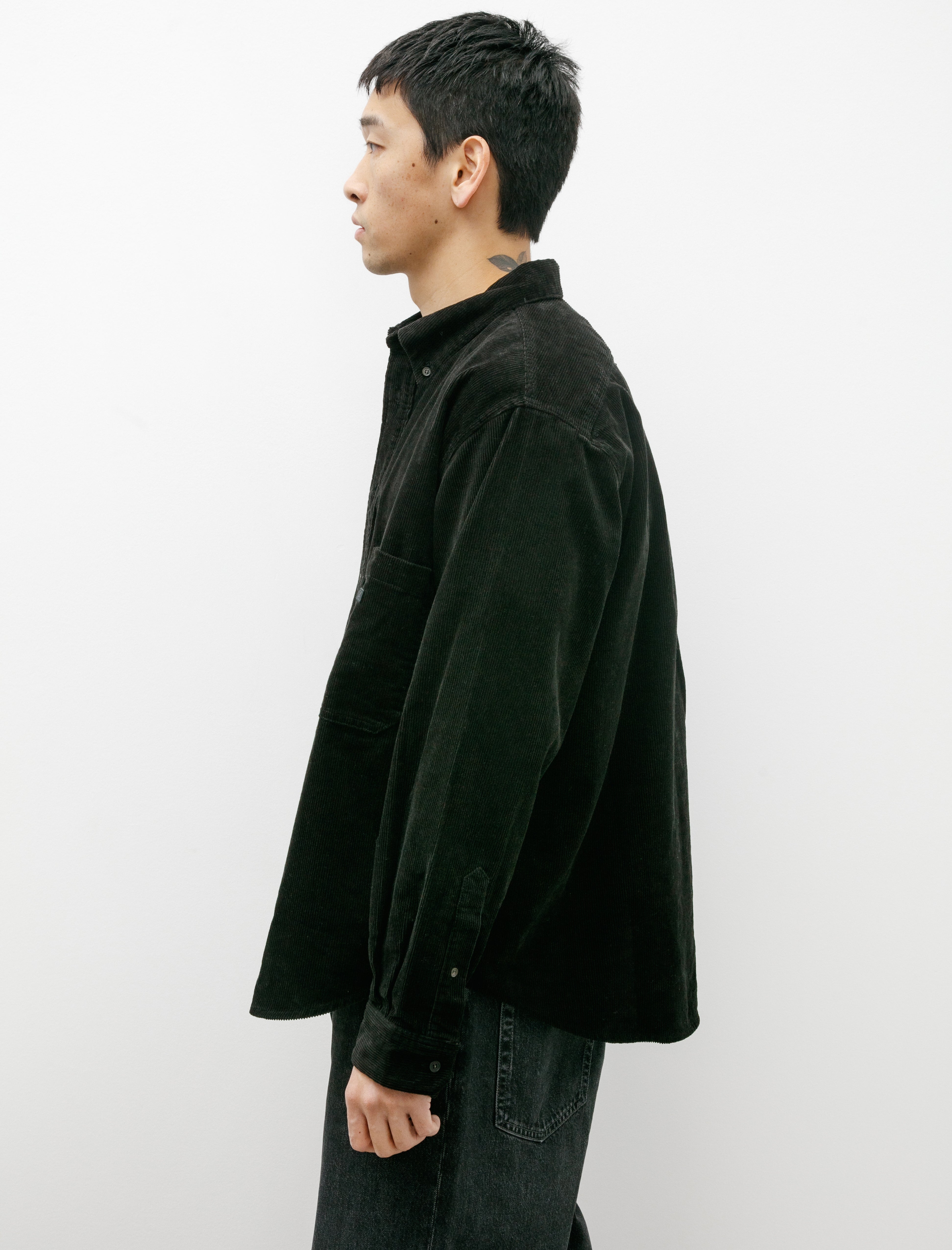 Acne Studios Corduroy Overshirt Black