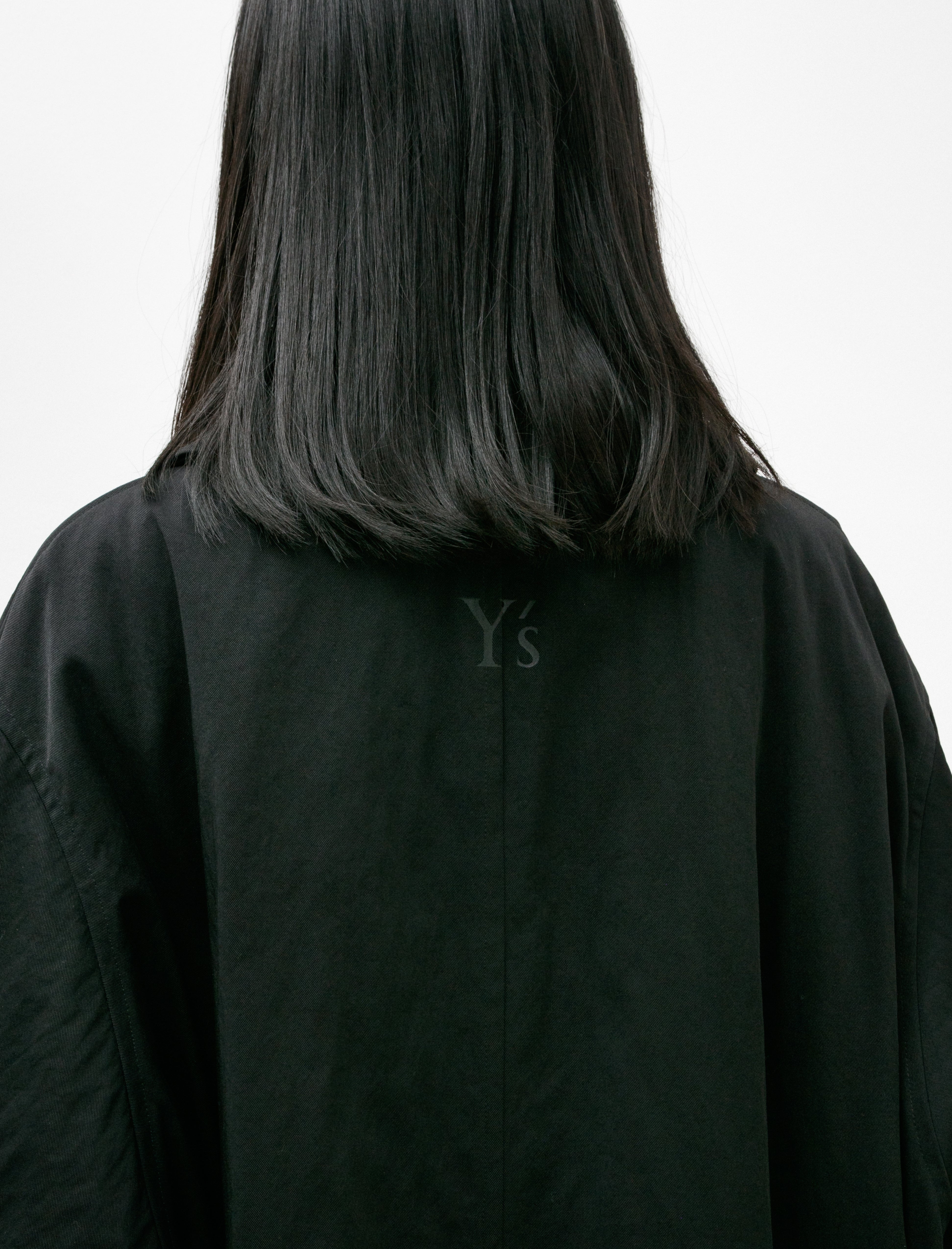 Y's by Yohji Yamamoto Big Pocket Coat Black