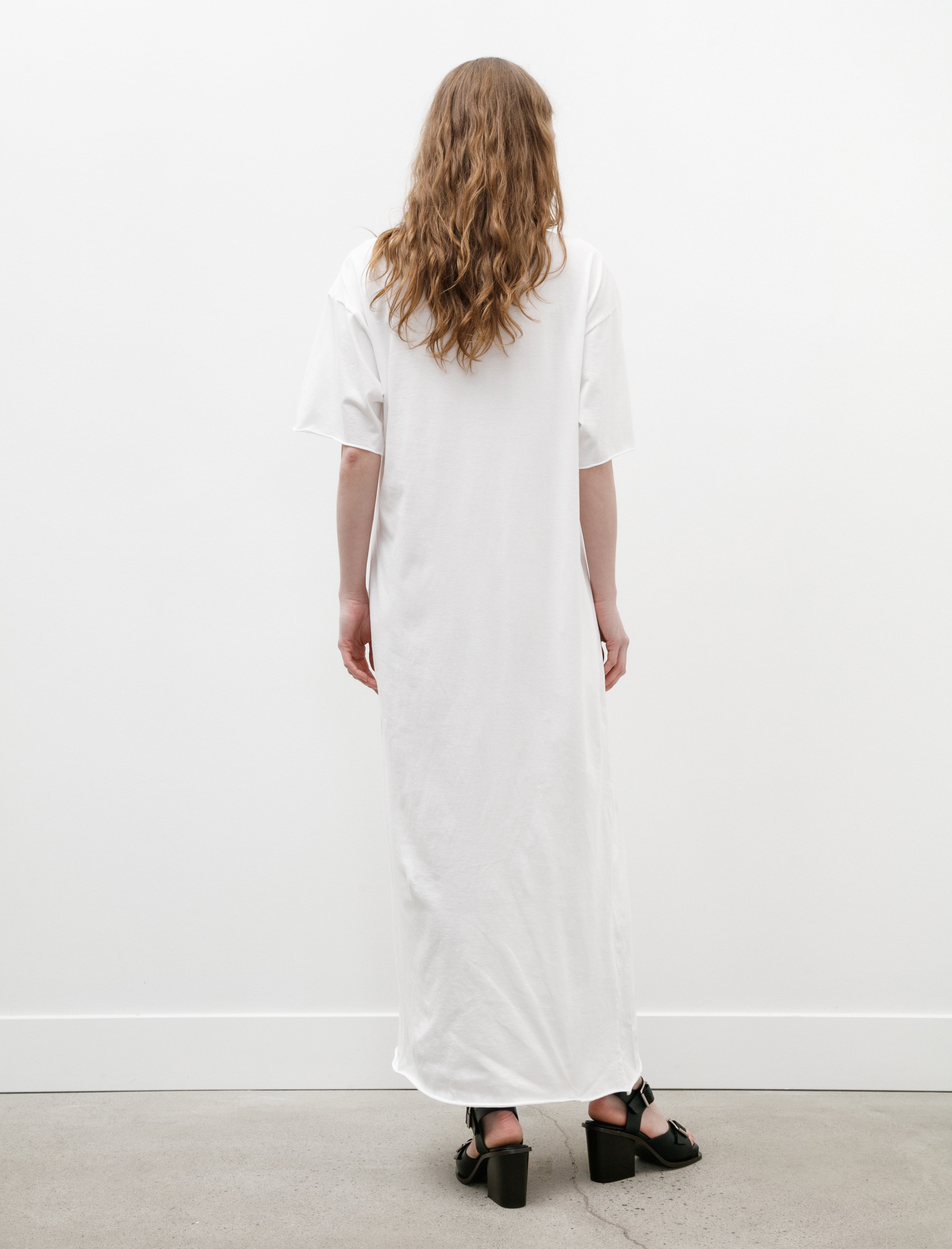 Hache Dressy T-Shirt Dress White