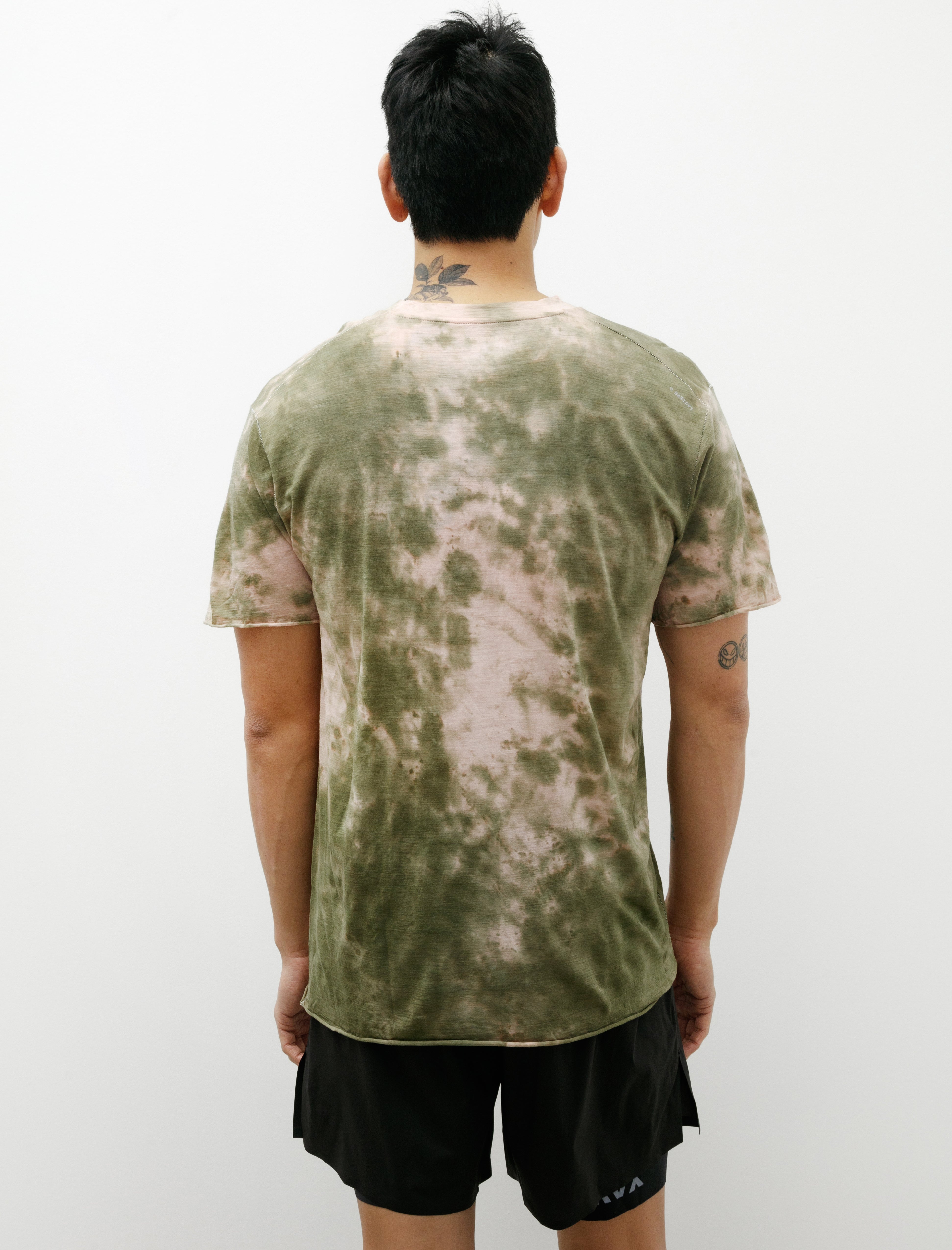 Satisfy Cloud Merino T-shirt Aloha Tie-Dye