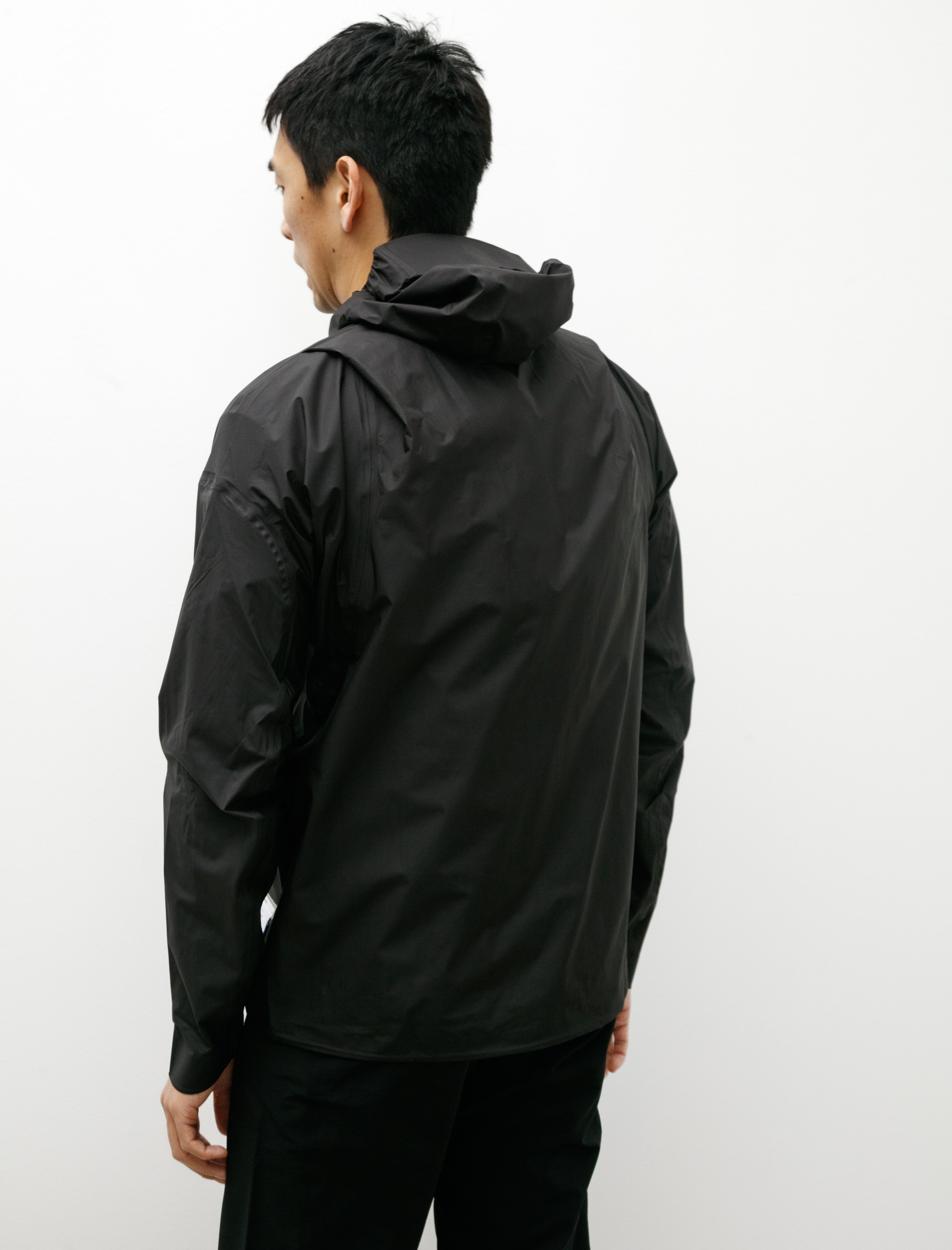 Satisfy Pertex 3L Fly Rain Jacket Black