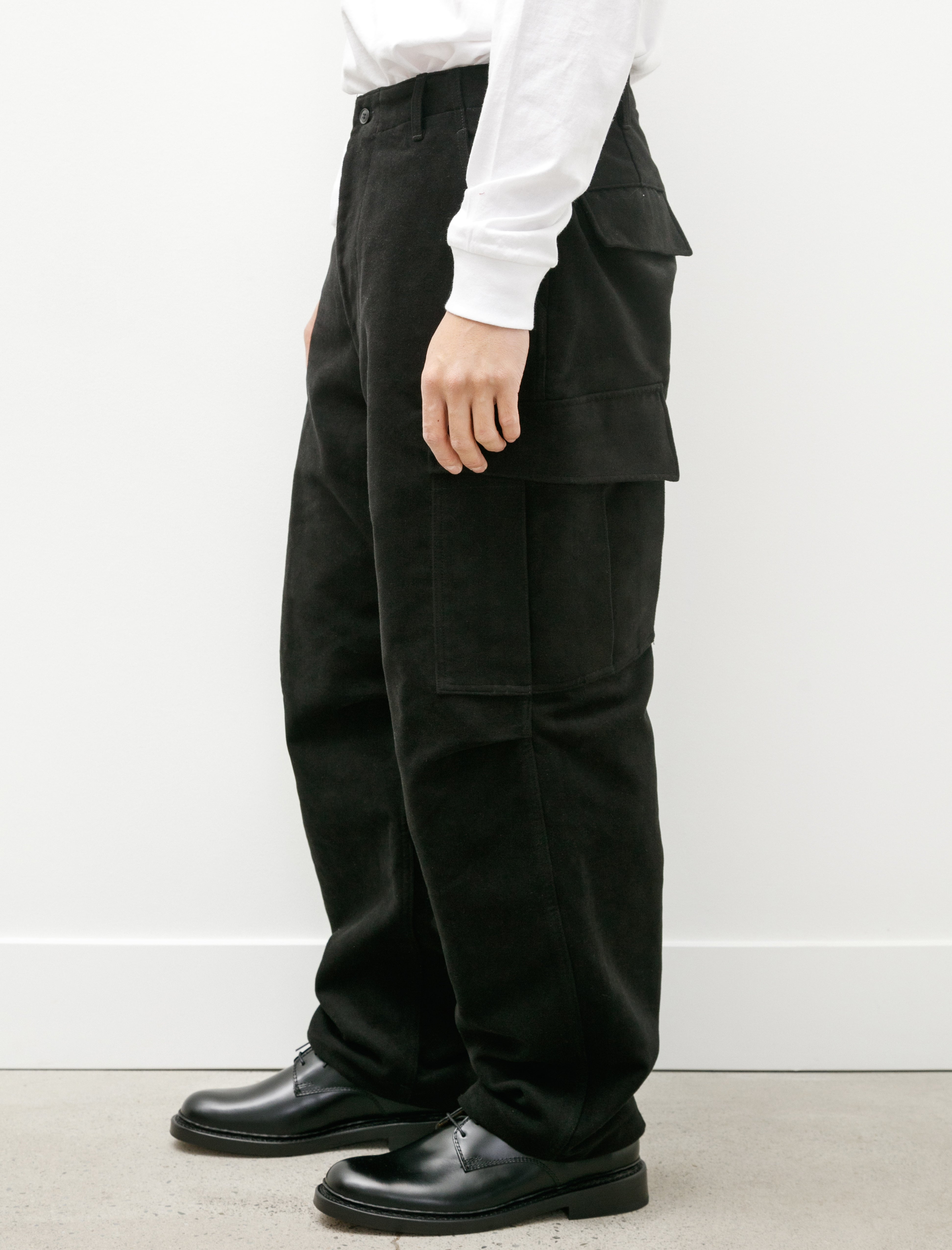 Comoli Moleskin BDU Pant Black