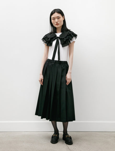 Comme des Garçons Comme des Garçons Georgette Ruffle Collar Black