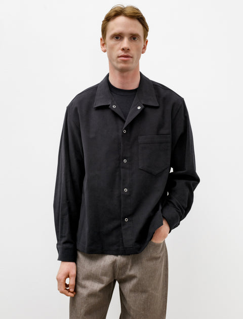 James Coward Workshop Shirt Dark Navy Moleskin – Neighbour