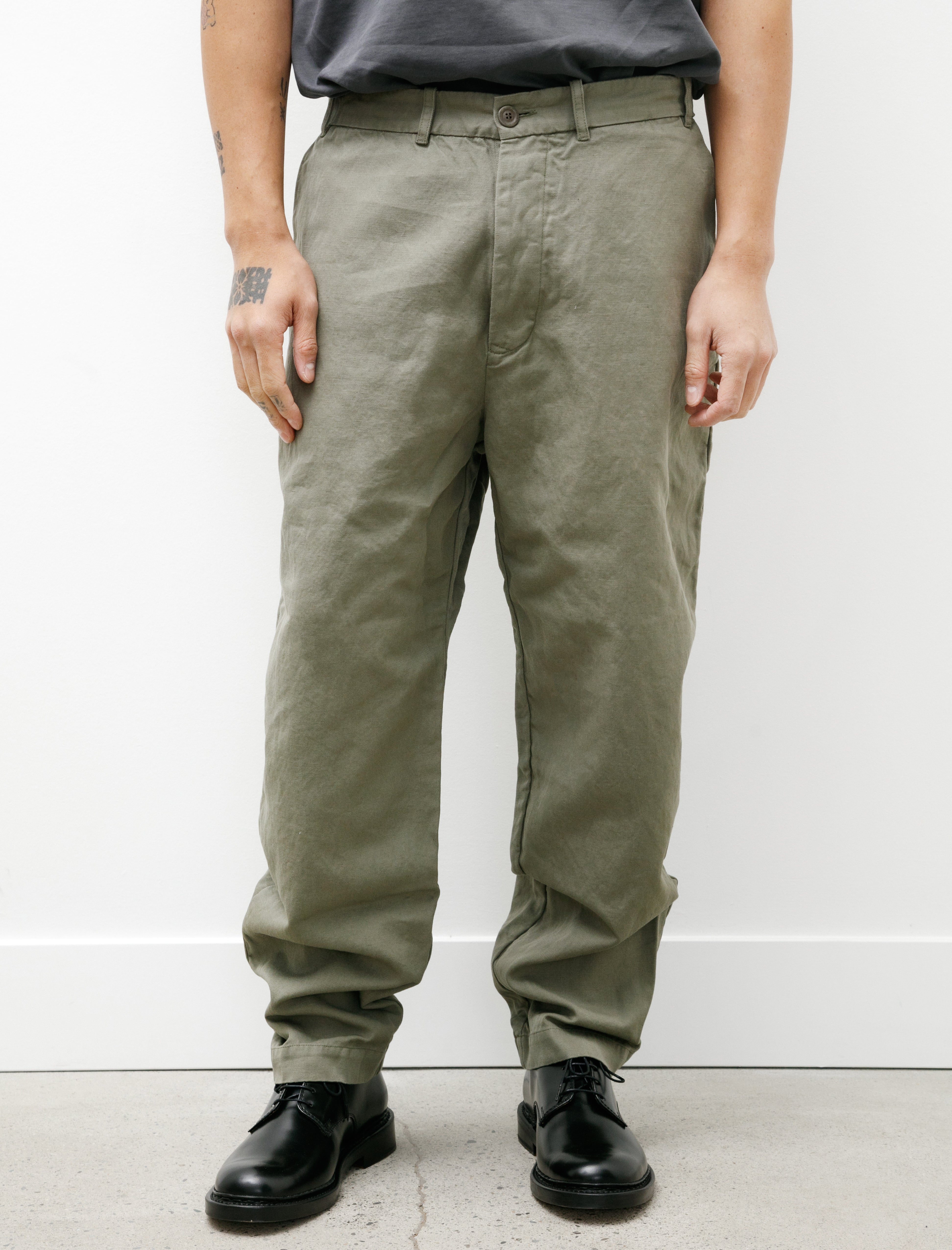 Casey Casey Ah Pant Big 2/2 Light Khaki