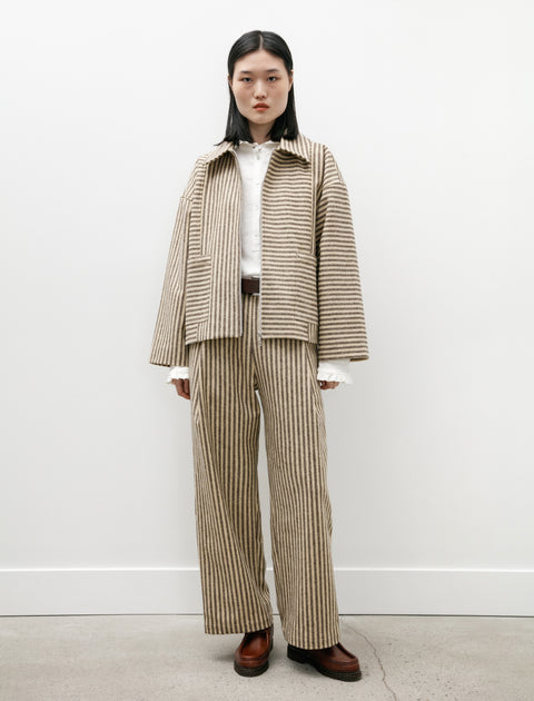 Cawley Portugese Striped Wool Anja Jacket