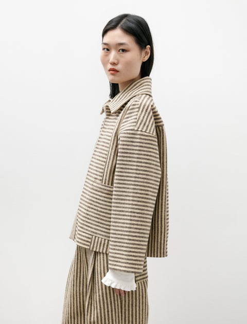 Cawley Portugese Striped Wool Anja Jacket