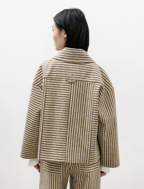 Portugese Striped Wool Anja Jacket