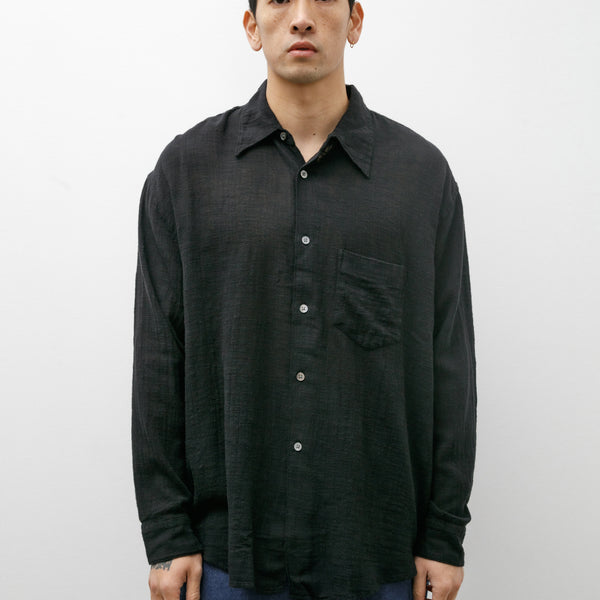 Coco Shirt Air Cotton Washed Black