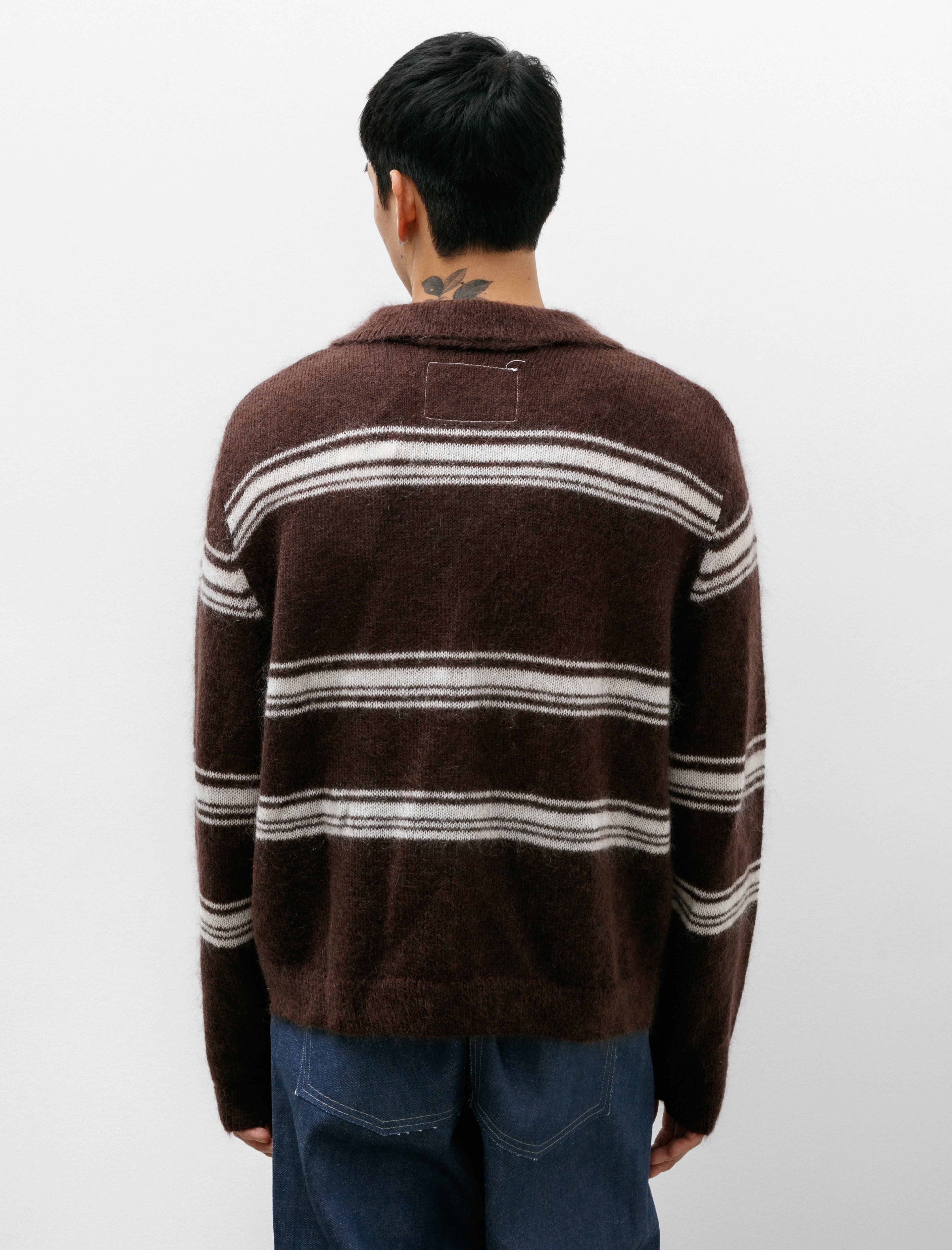 Camiel Fortgens 70s Cardigan M Brown/Off White