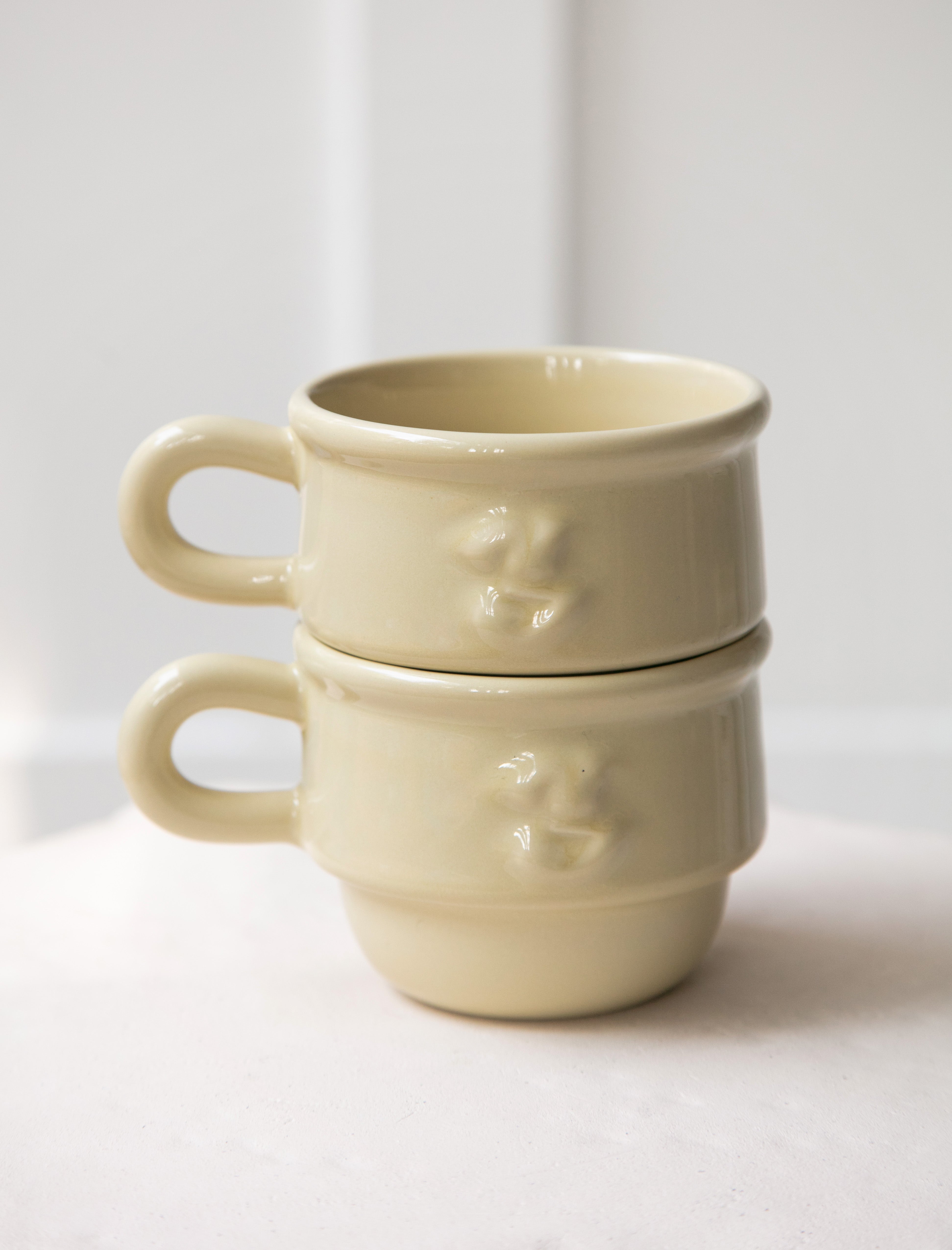 Niko June Kantine Cup Beige Set of Two