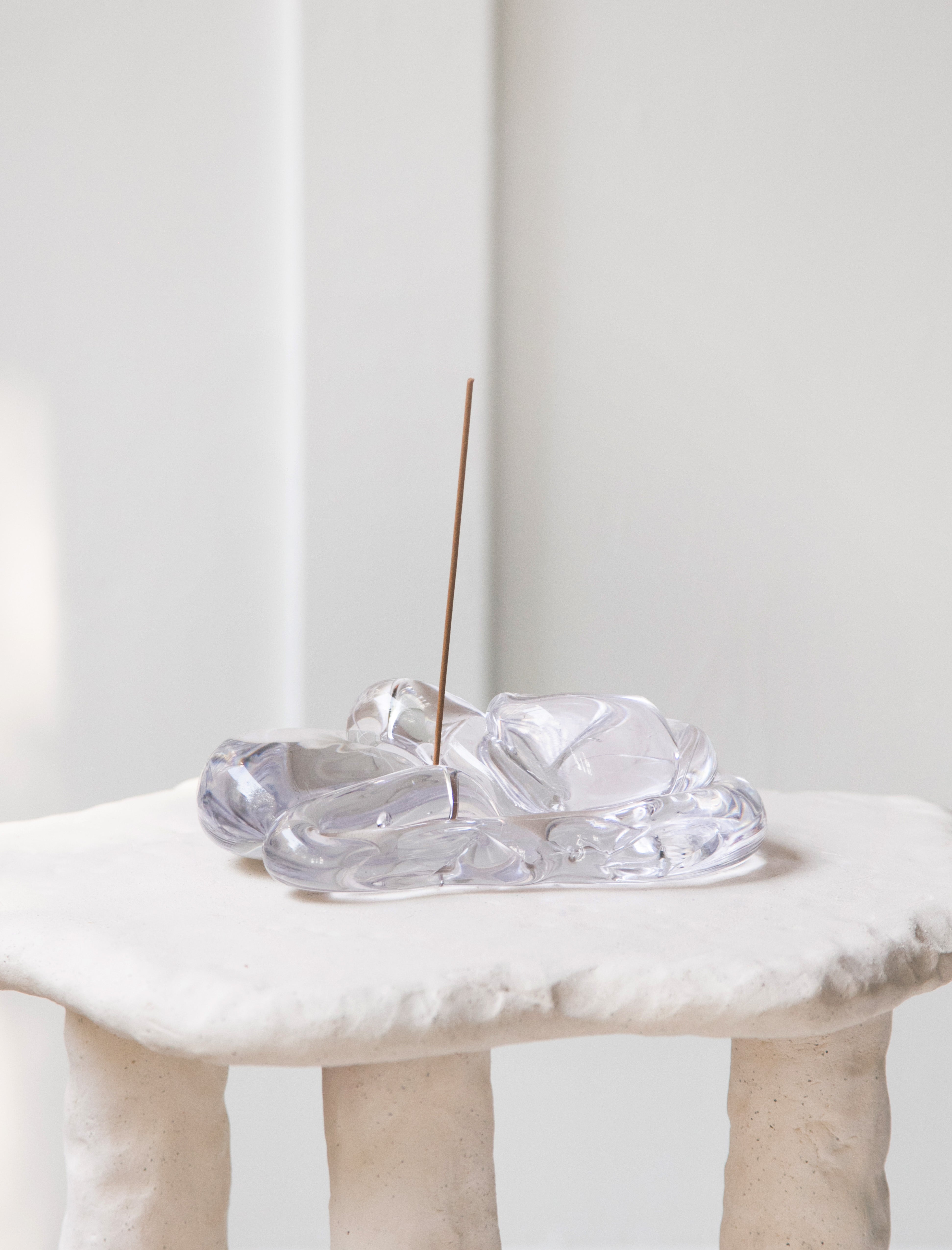 Niko June Soft Ice Incense Holder Clear