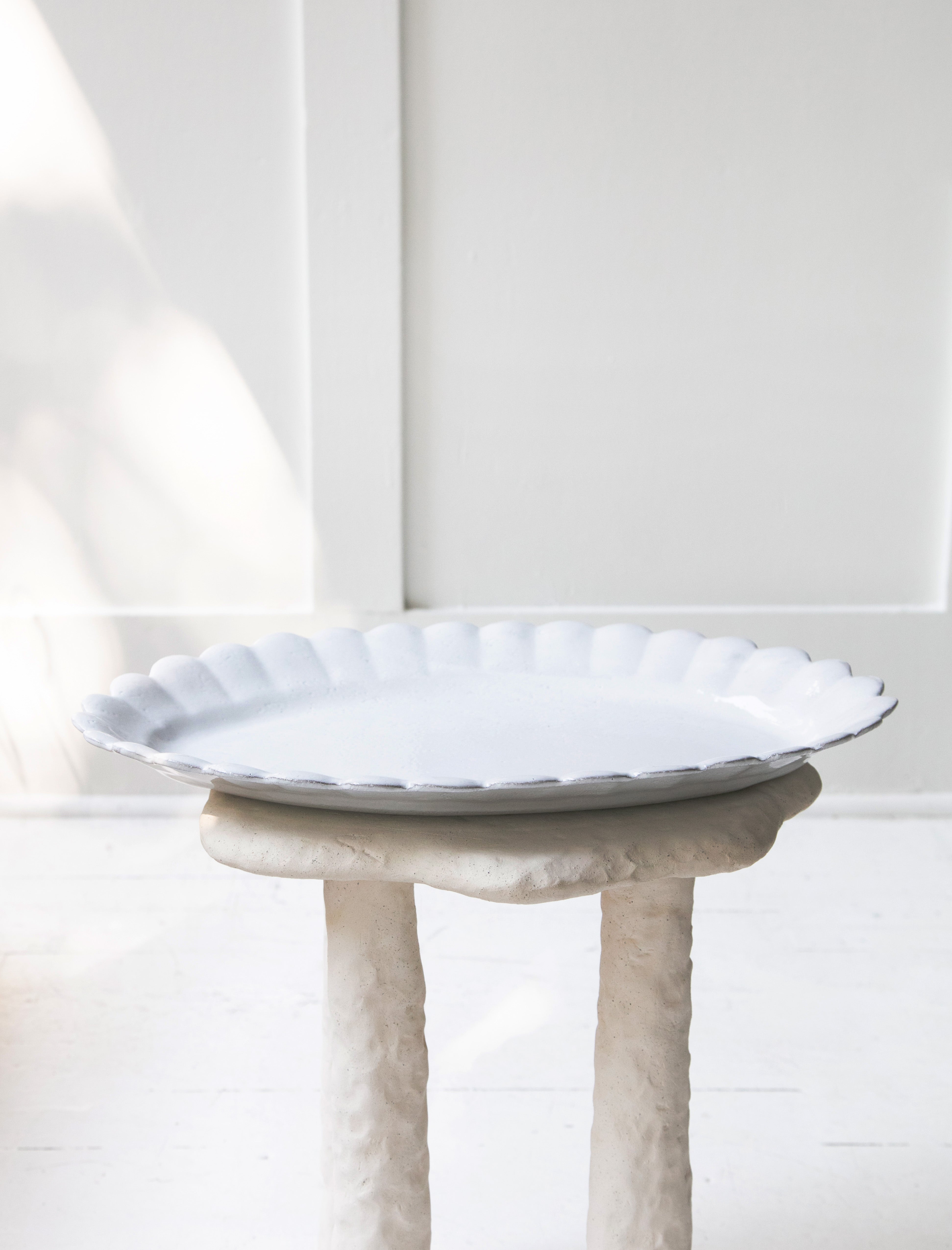 Astier de Villatte Marguerite Oval Platter