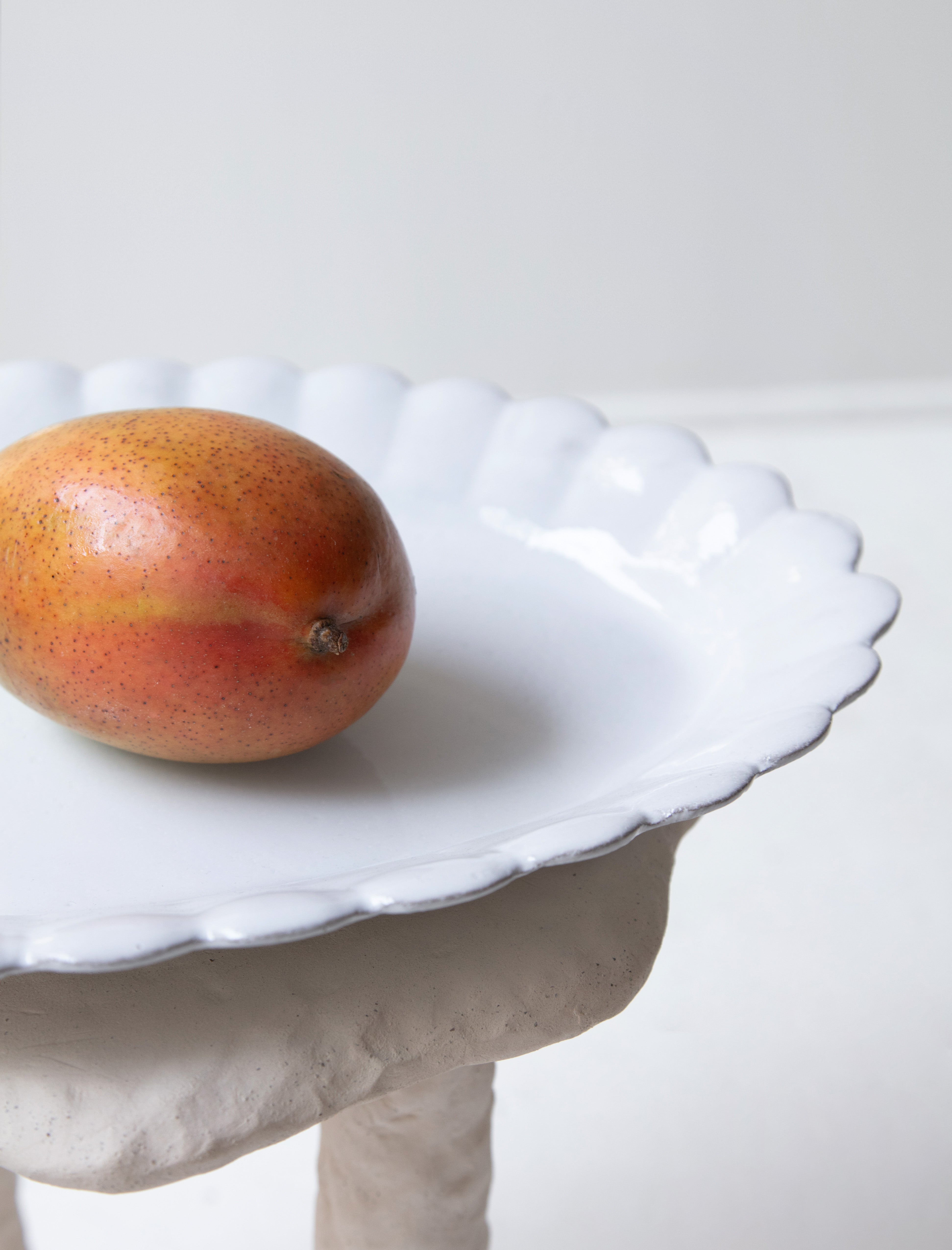 Astier de Villatte Marguerite Oval Platter