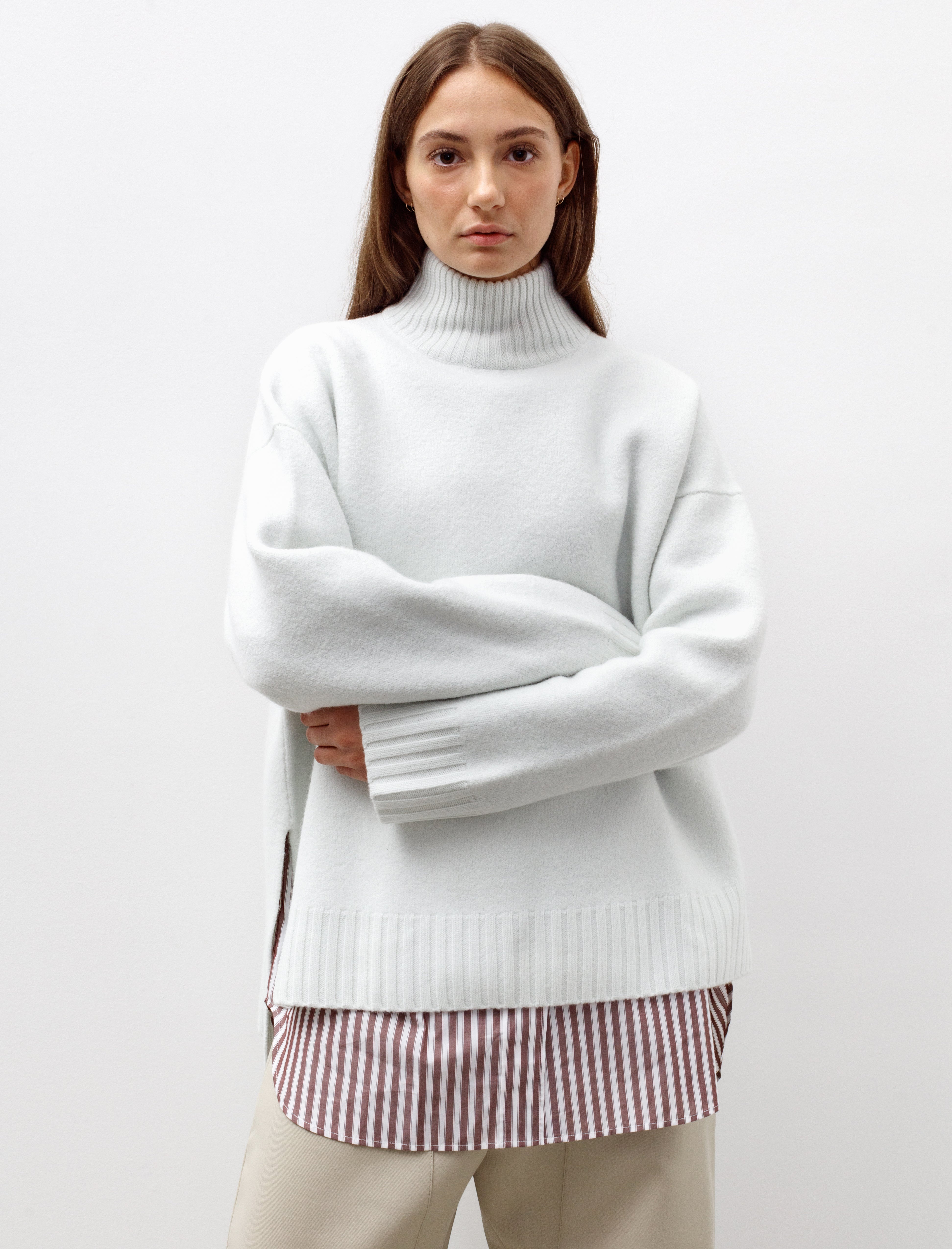 Studio Nicholson Hozu Rollneck Waterlily