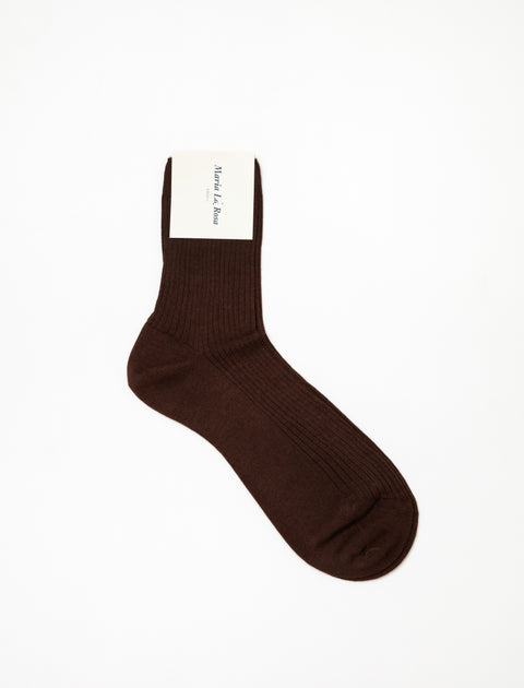 Maria La Rosa English Cashmere/Merino Short Socks