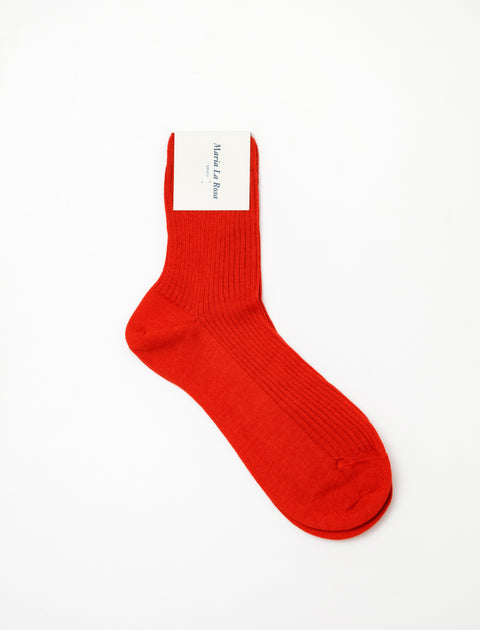 Maria La Rosa English Cashmere/Merino Short Socks