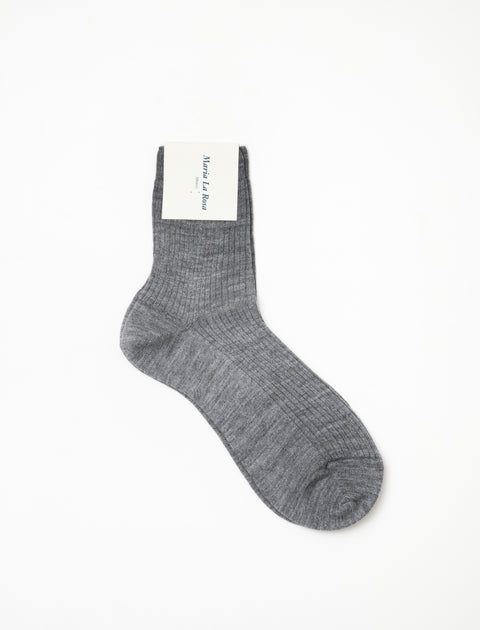 Maria La Rosa English Cashmere/Merino Short Socks