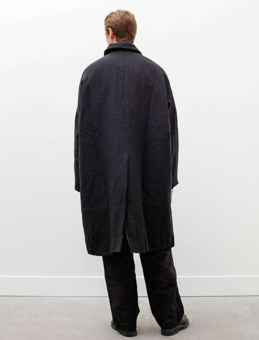 Big Blobby Coat Wool Black