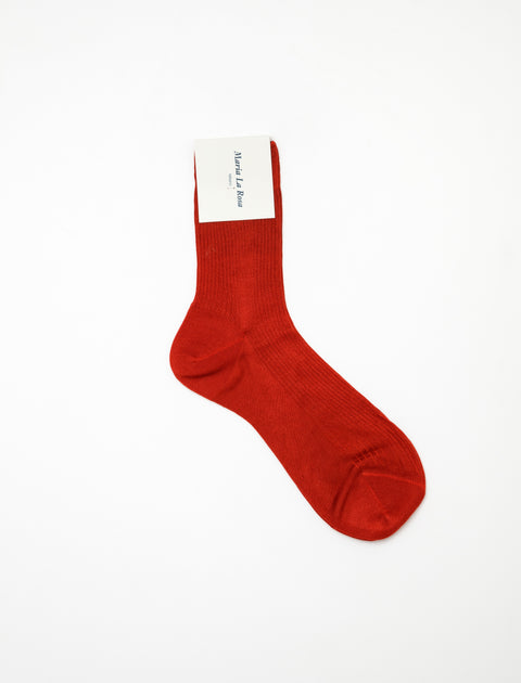 Maria La Rosa One Ribbed Socks AW24