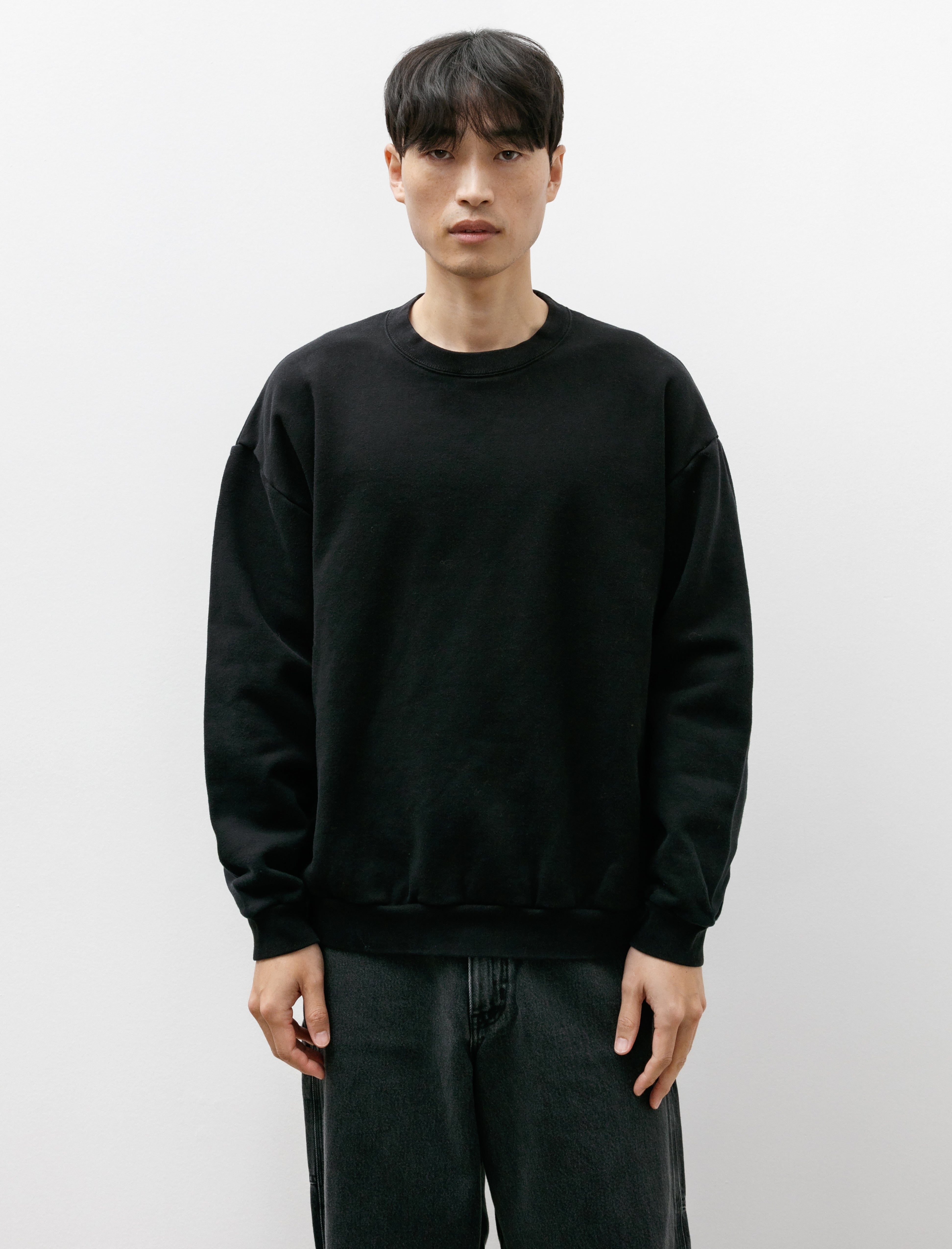 orSlow Vintage Finished Sweatshirt Black