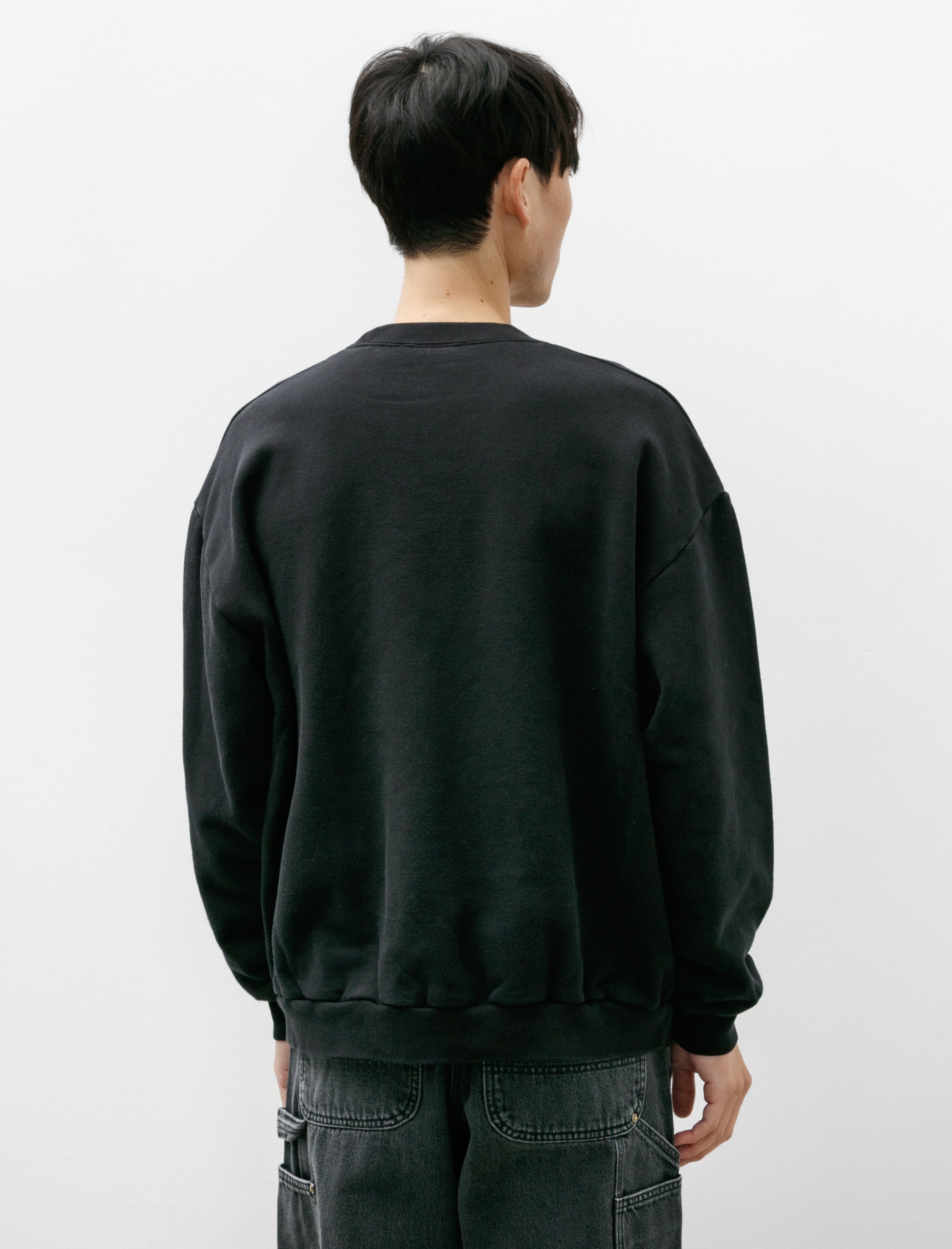 orSlow Vintage Finished Sweatshirt Black