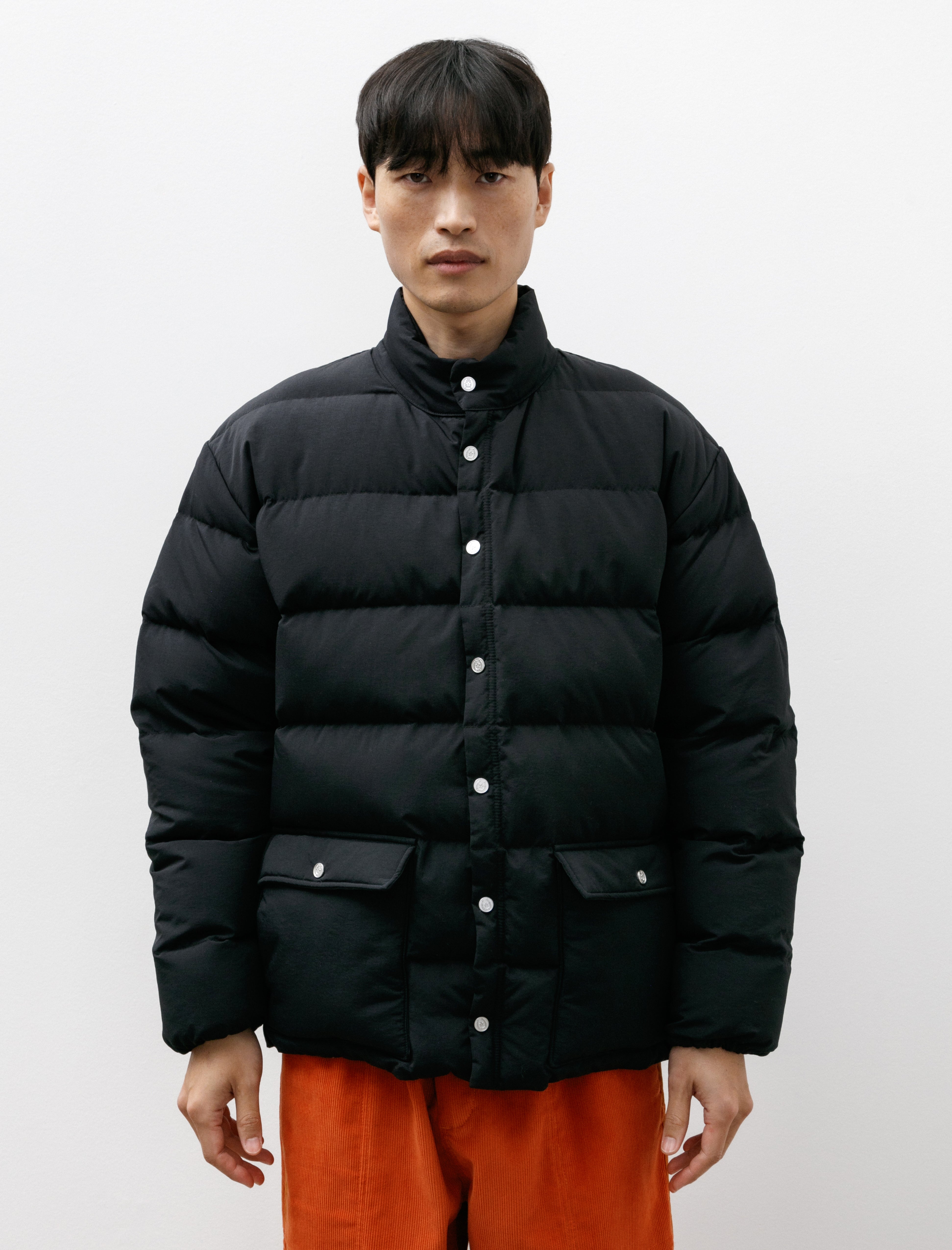 Bode Burlington Puffer Jacket Black