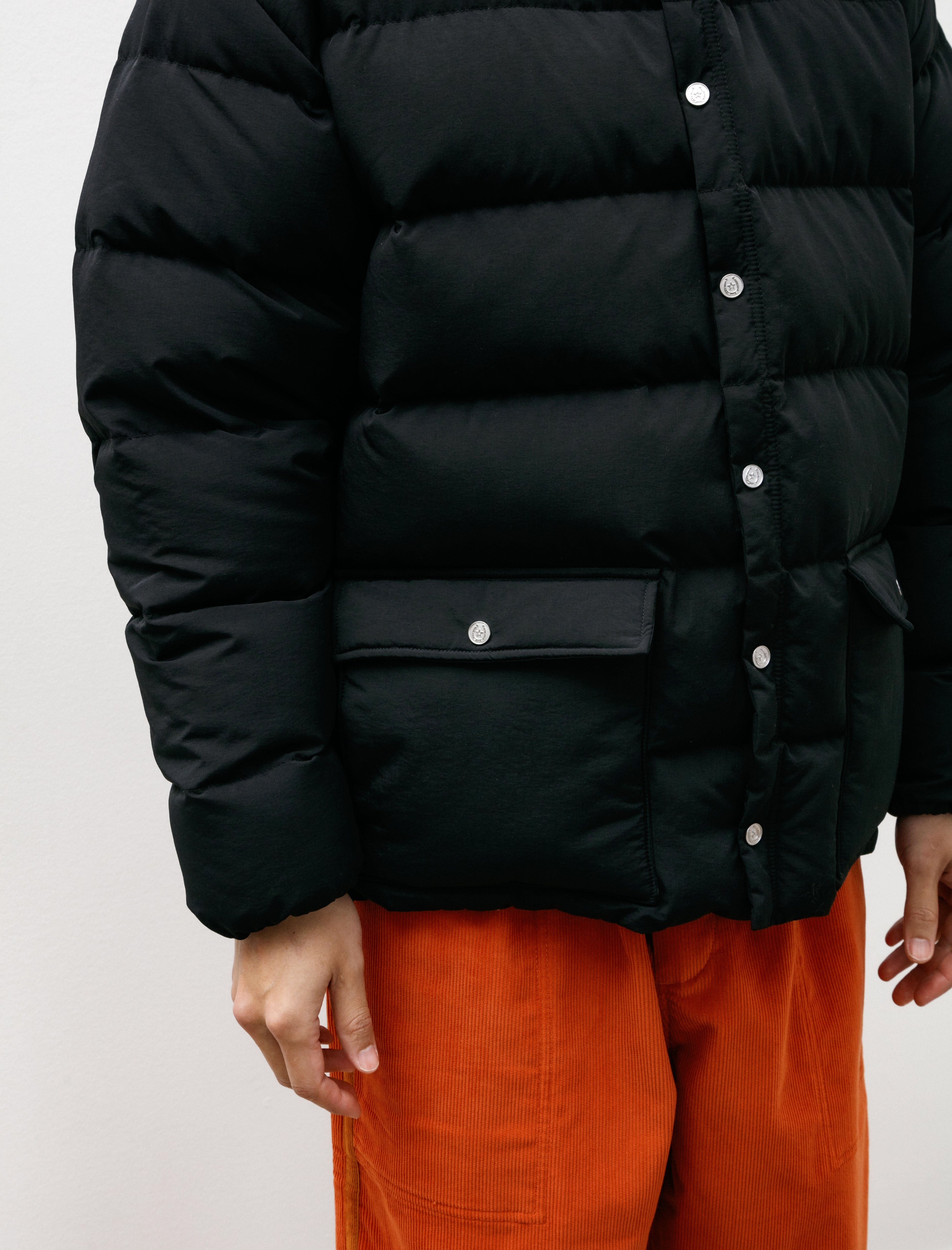 Bode Burlington Puffer Jacket Black