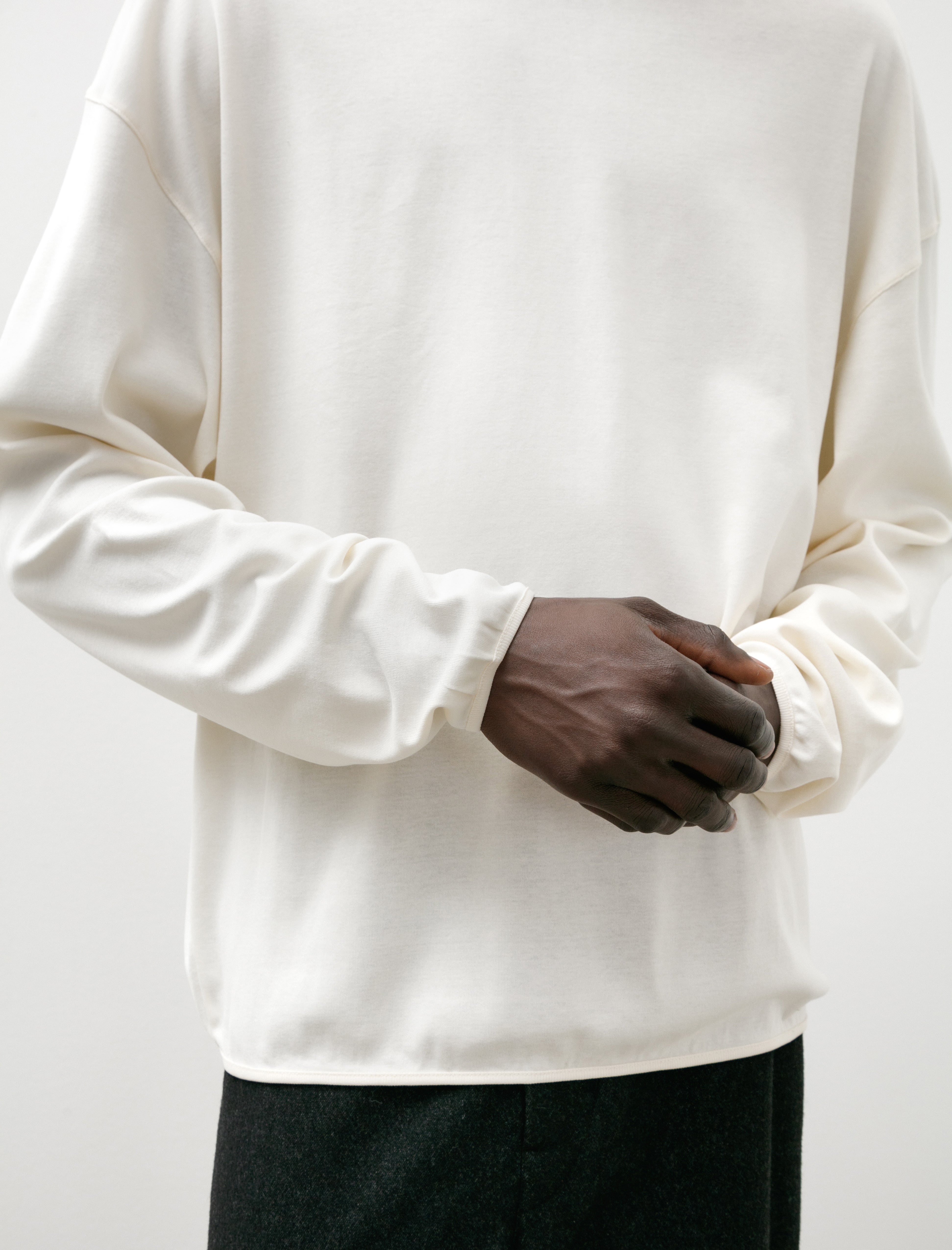 Lemaire LS Relaxed Tee Light Cream