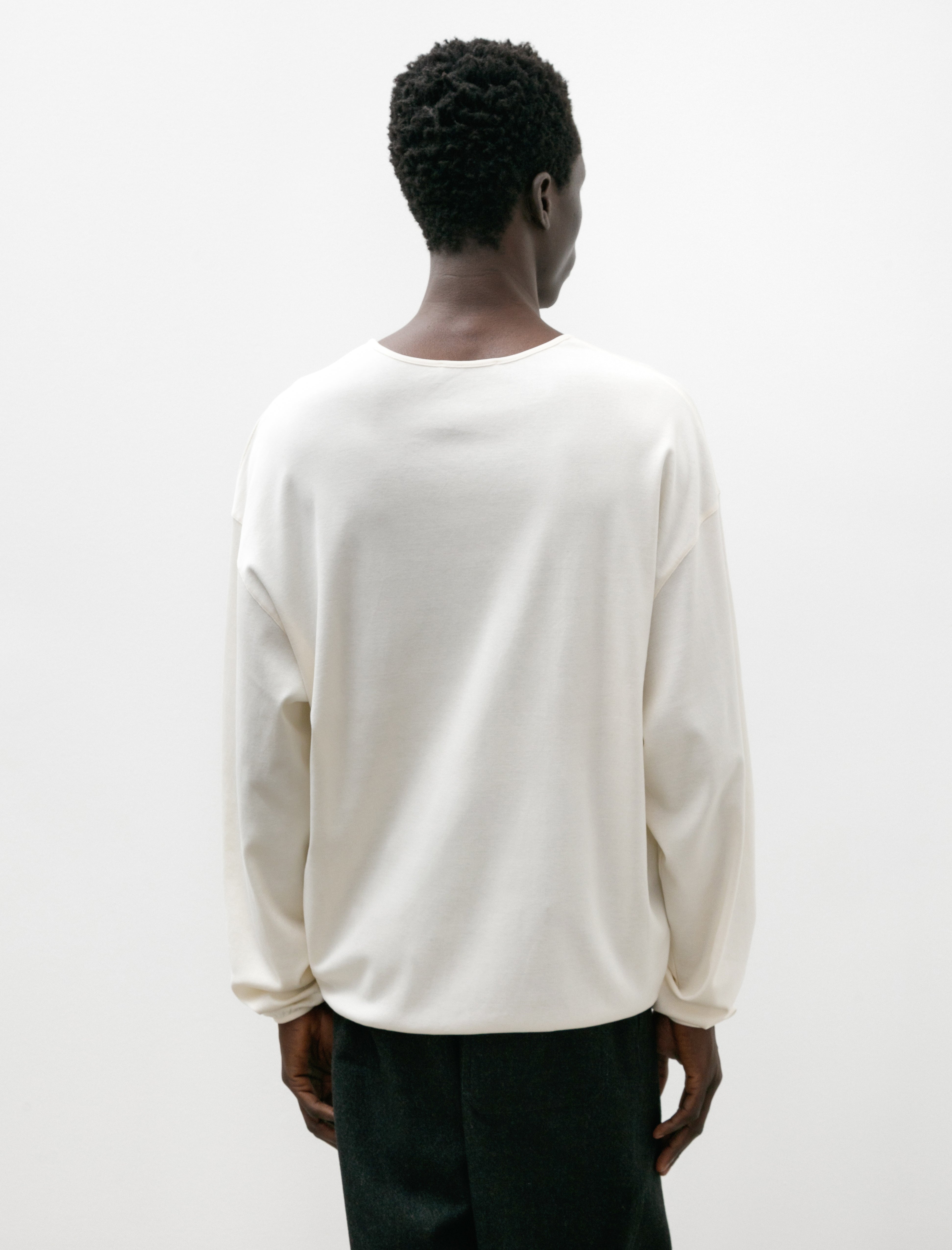 Lemaire LS Relaxed Tee Light Cream