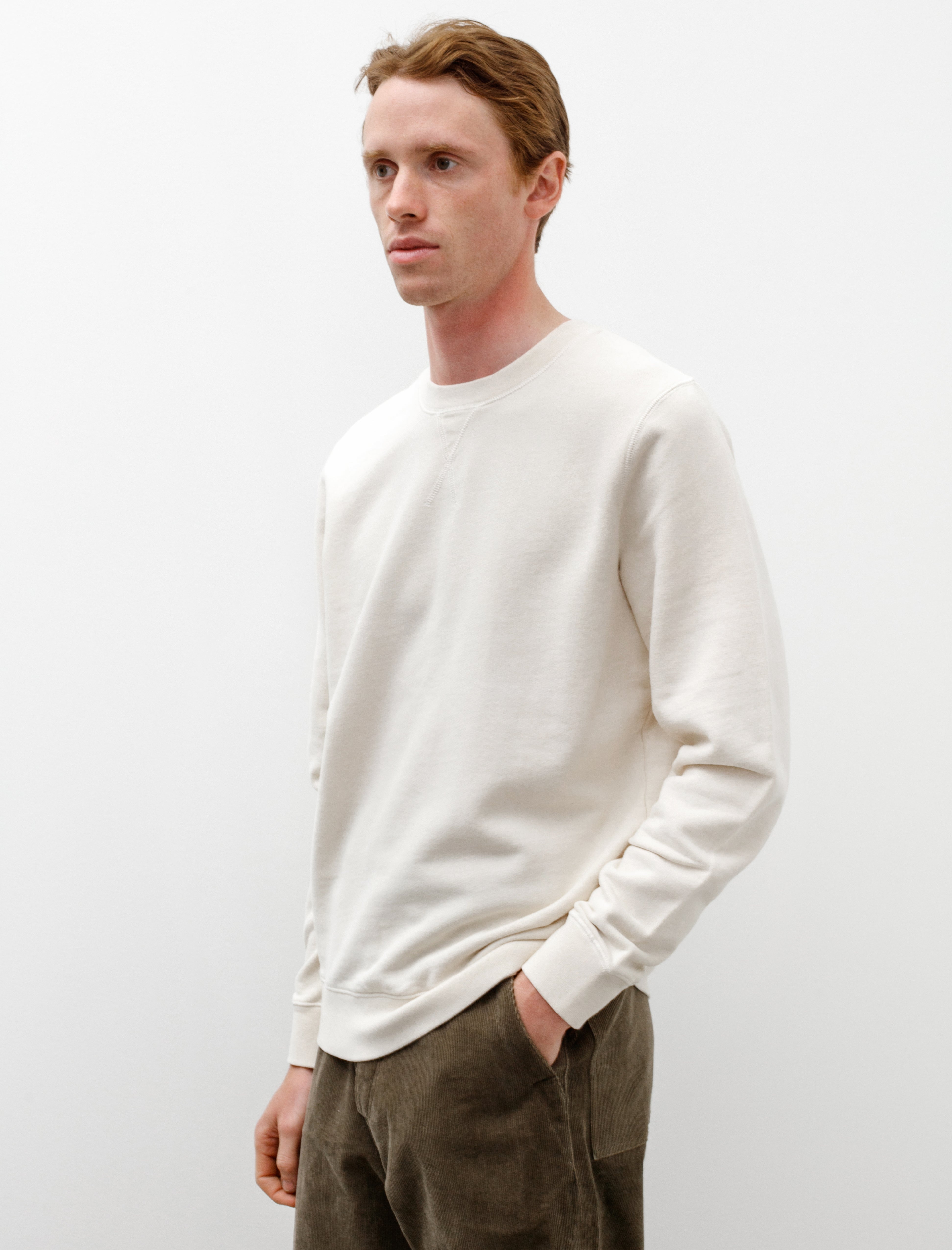 Sunspel Sweatshirt Undyed