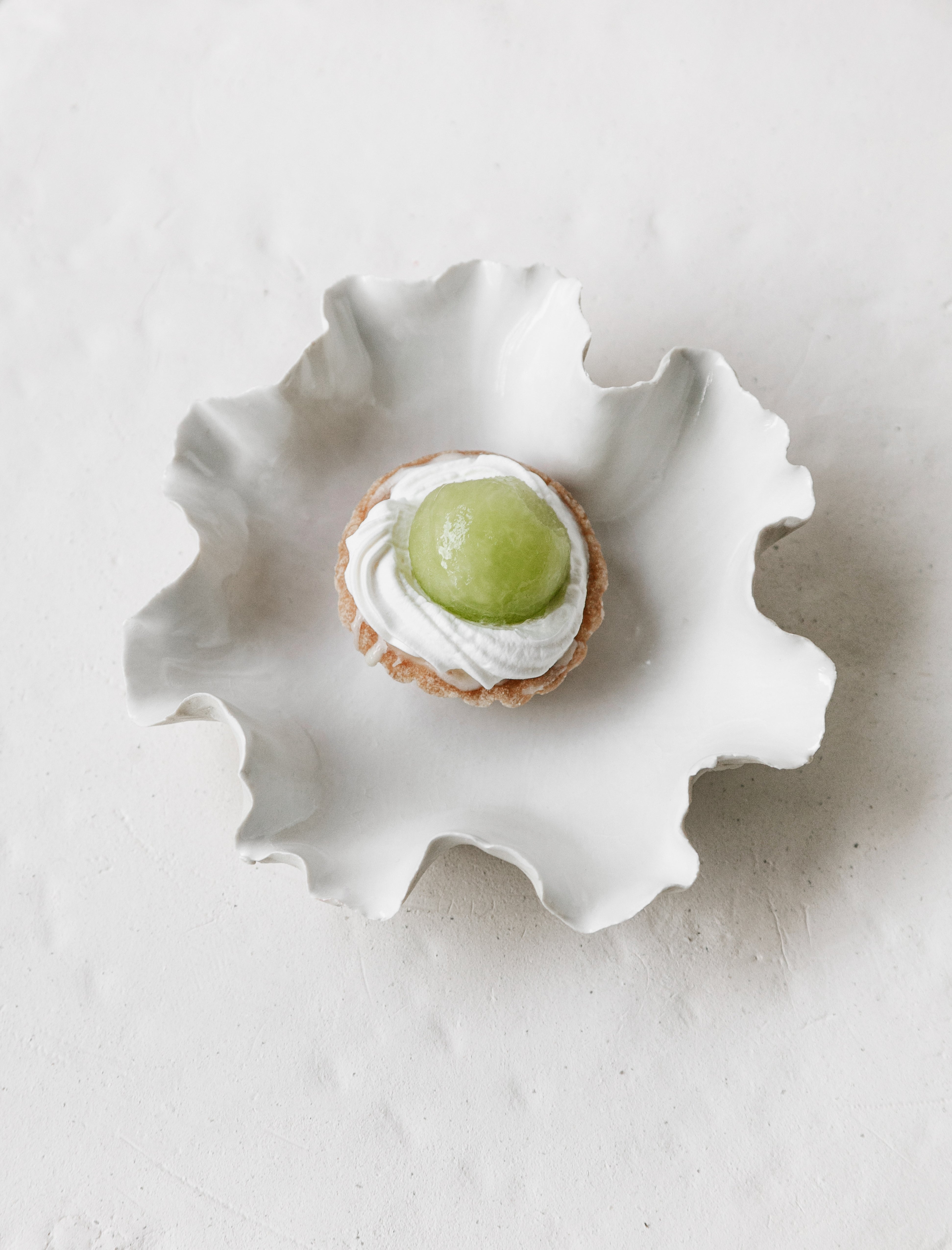 Nathalee Paolinelli Ruffle Dish Small White