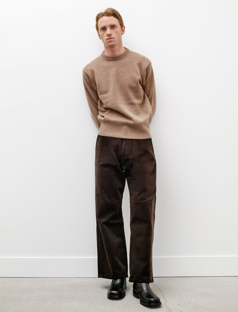 Taiga Takahashi Lot 507 Athletic Roundneck Sweater Mocha – Neighbour