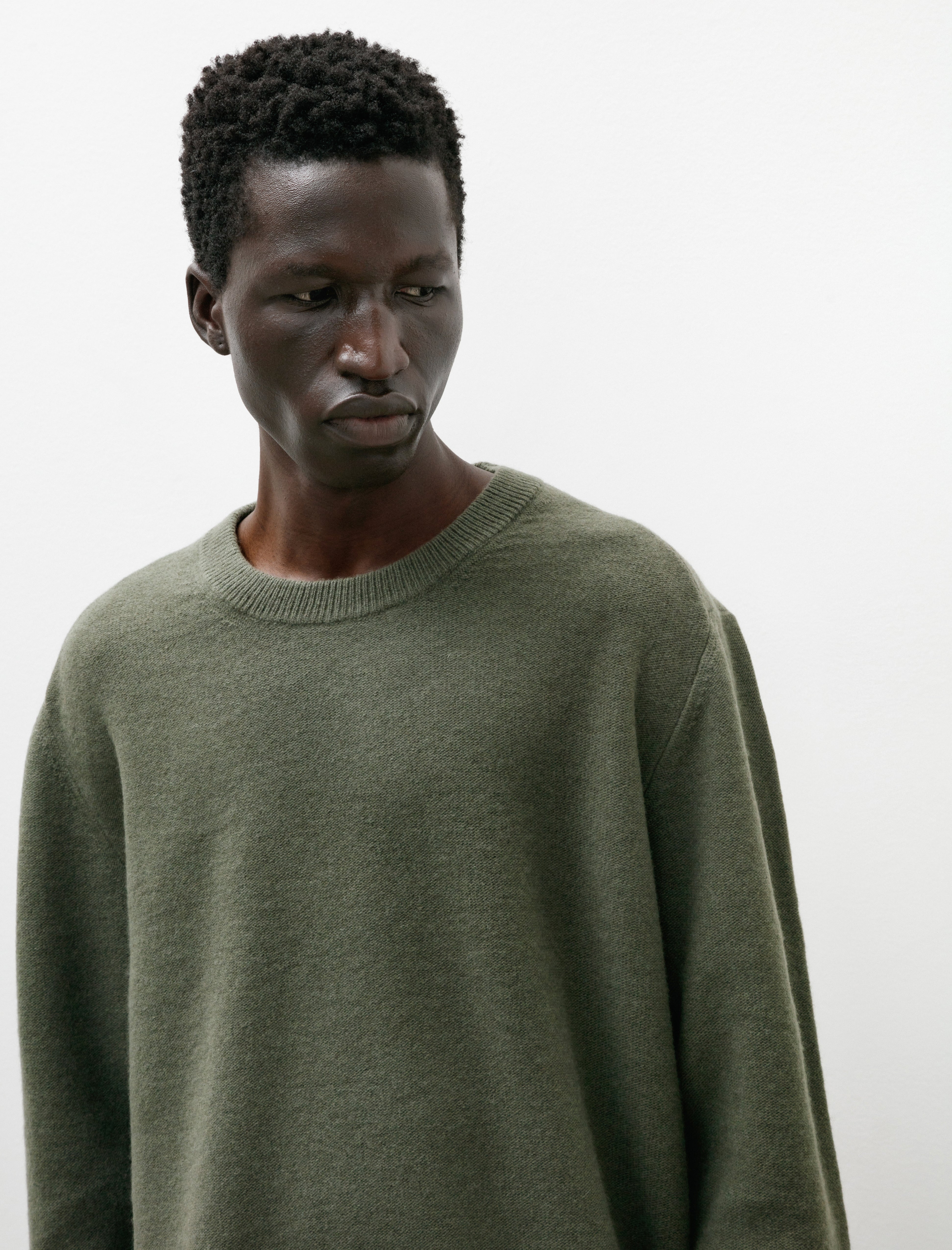 Lemaire Crew Neck Jumper Light Moss