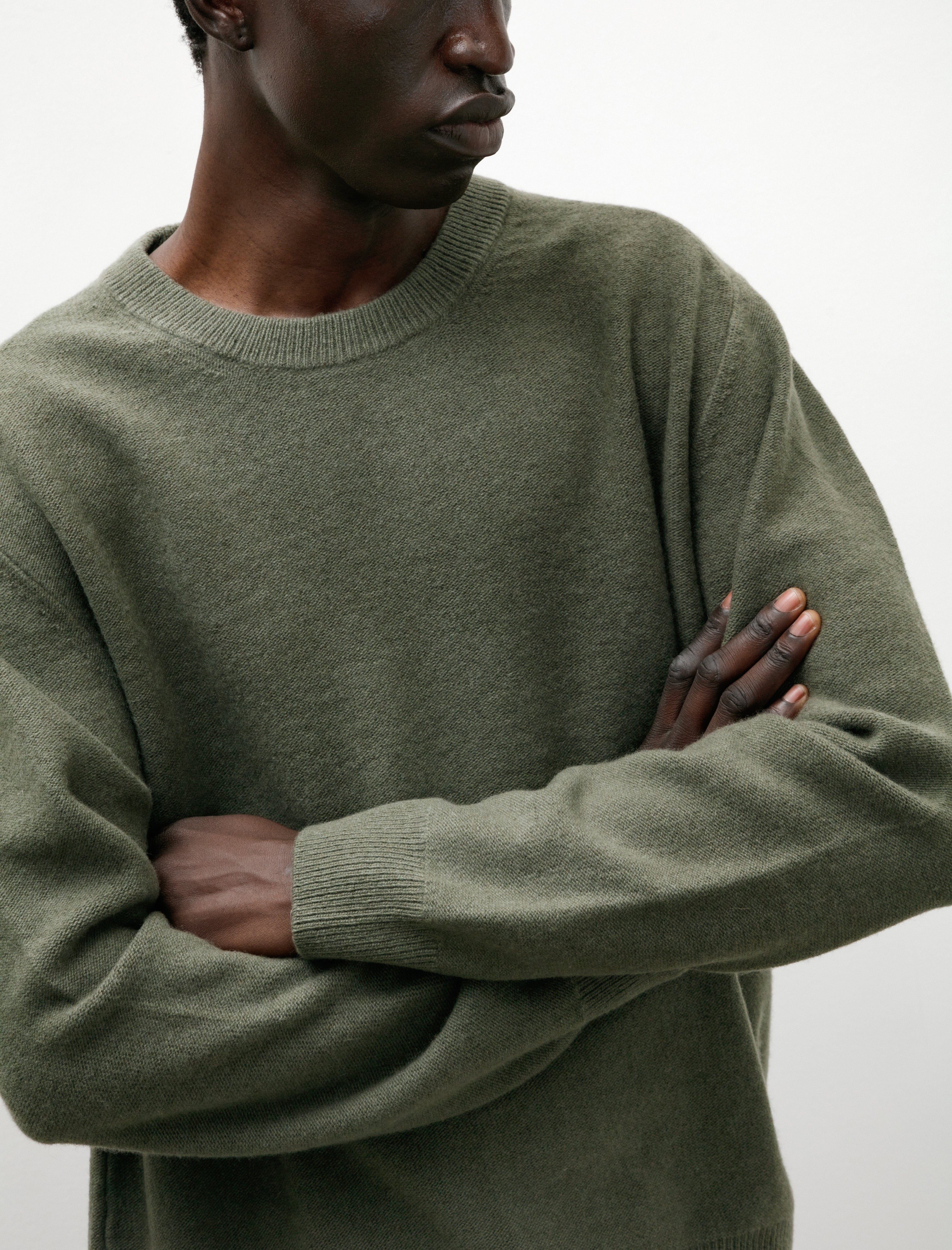 Lemaire Crew Neck Jumper Light Moss