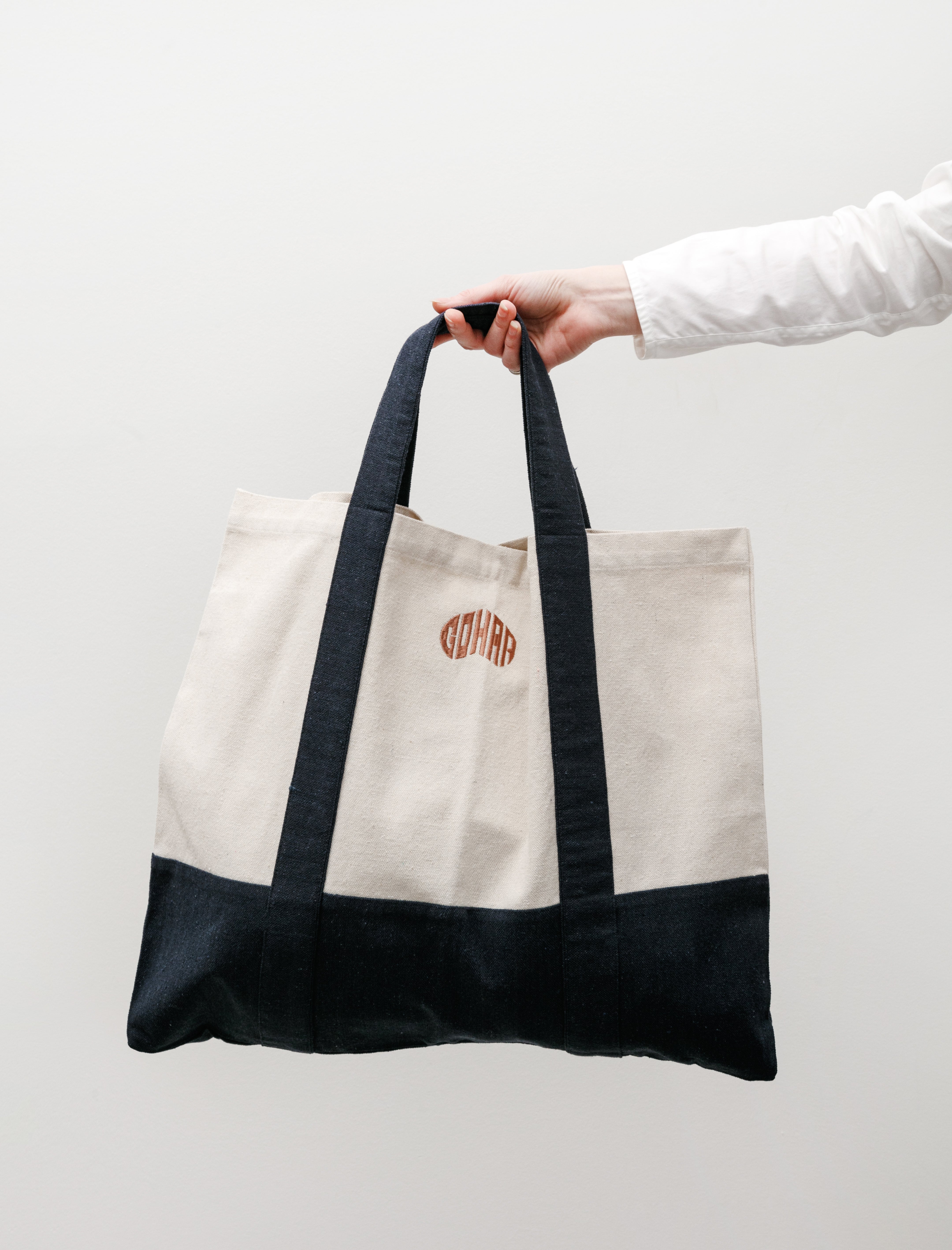 Gohar World Gohar Tote Bag Navy