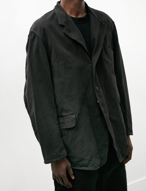 Comoli Garment Dyed Jacket Black