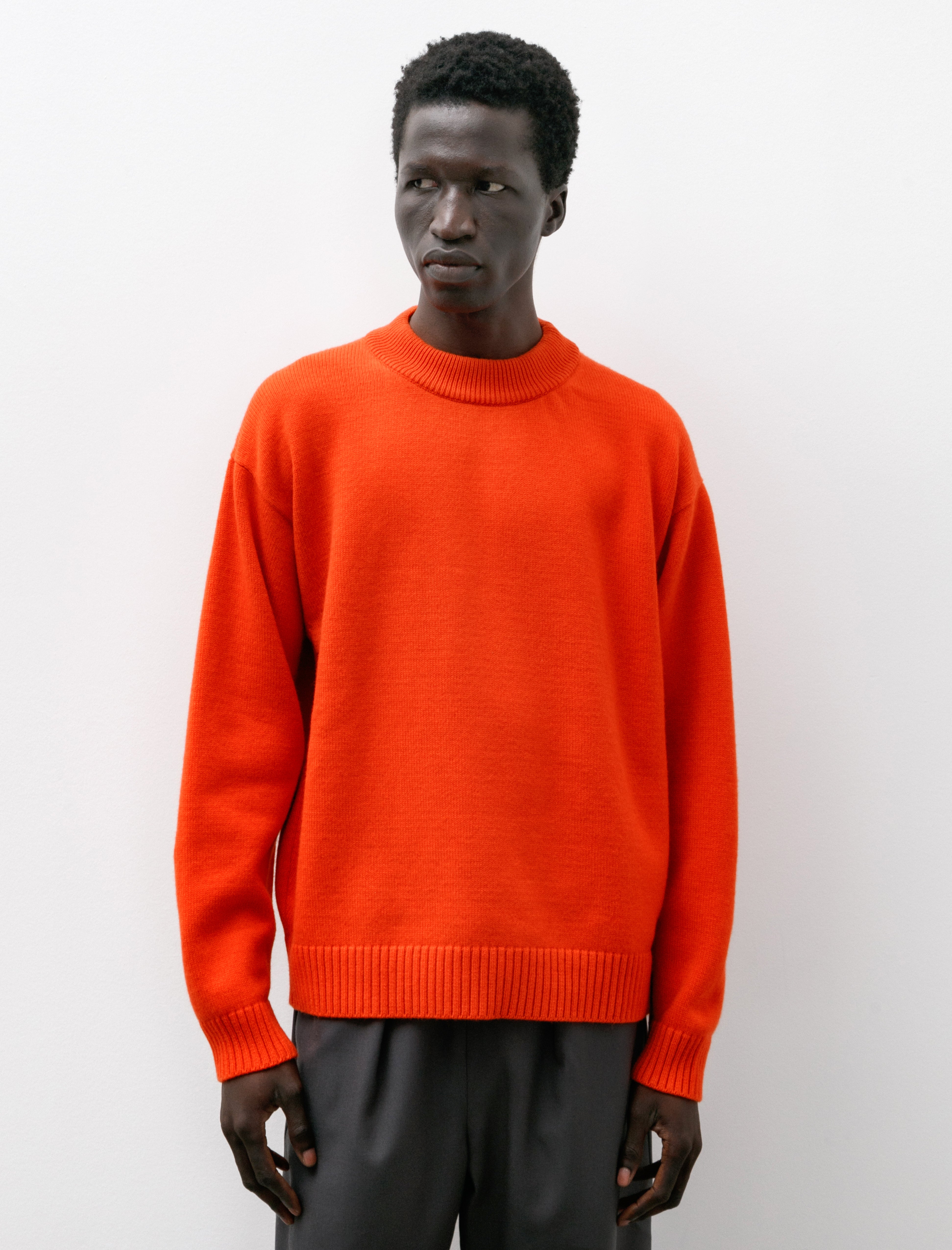 Arpenteur Source Sweater Merino Cashmere Orange