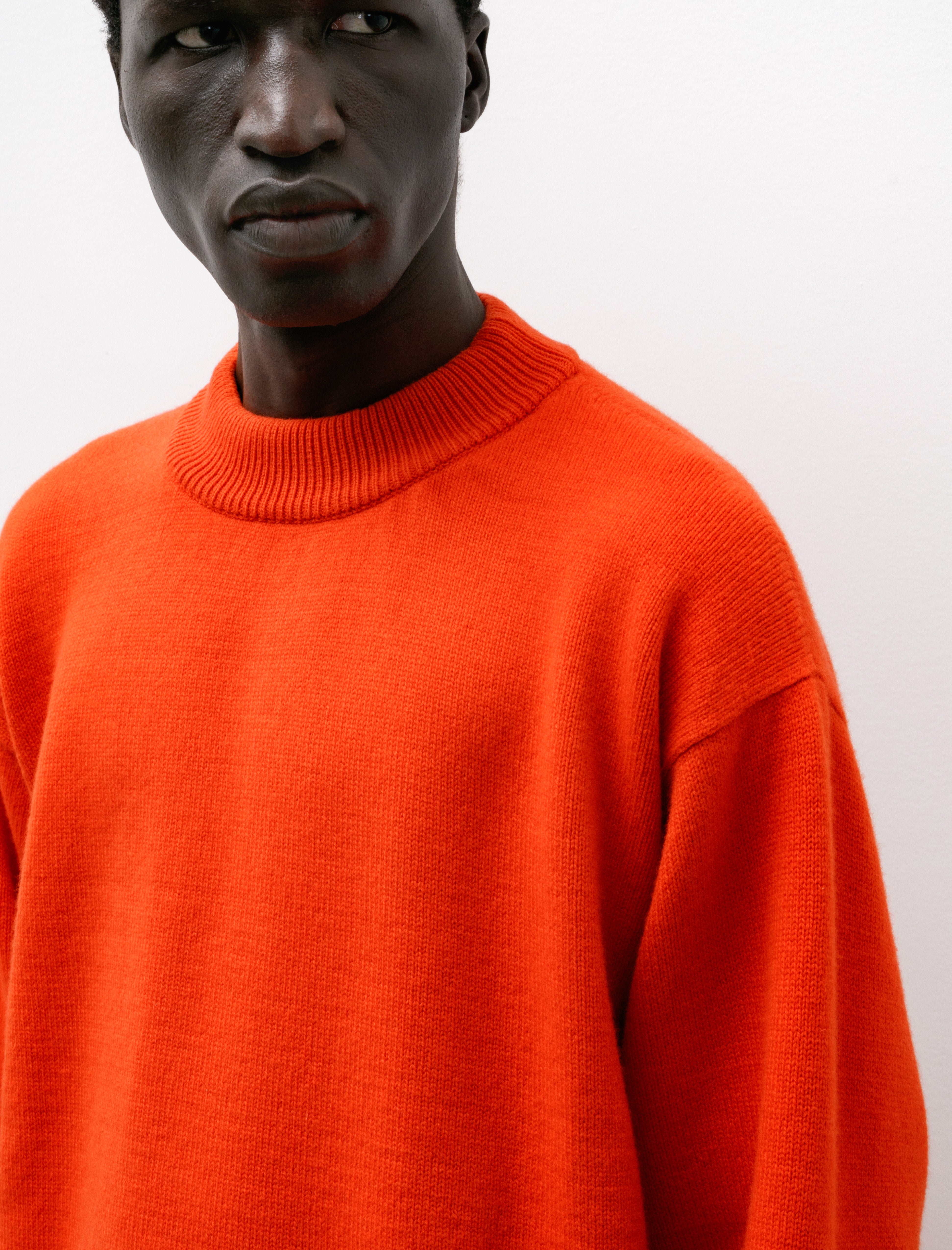 Arpenteur Source Sweater Merino Cashmere Orange