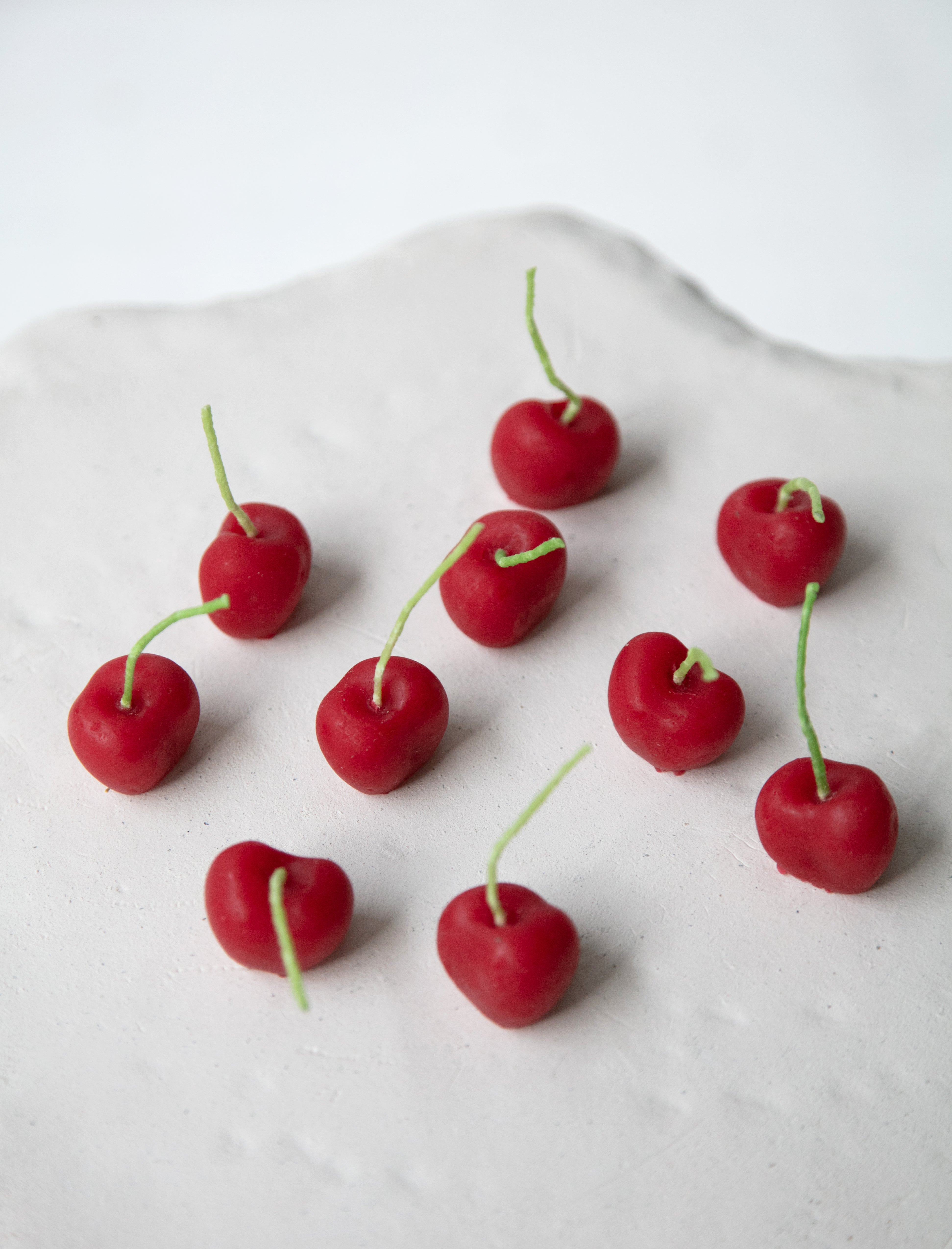 Happy Organics Cherry Birthday Candles