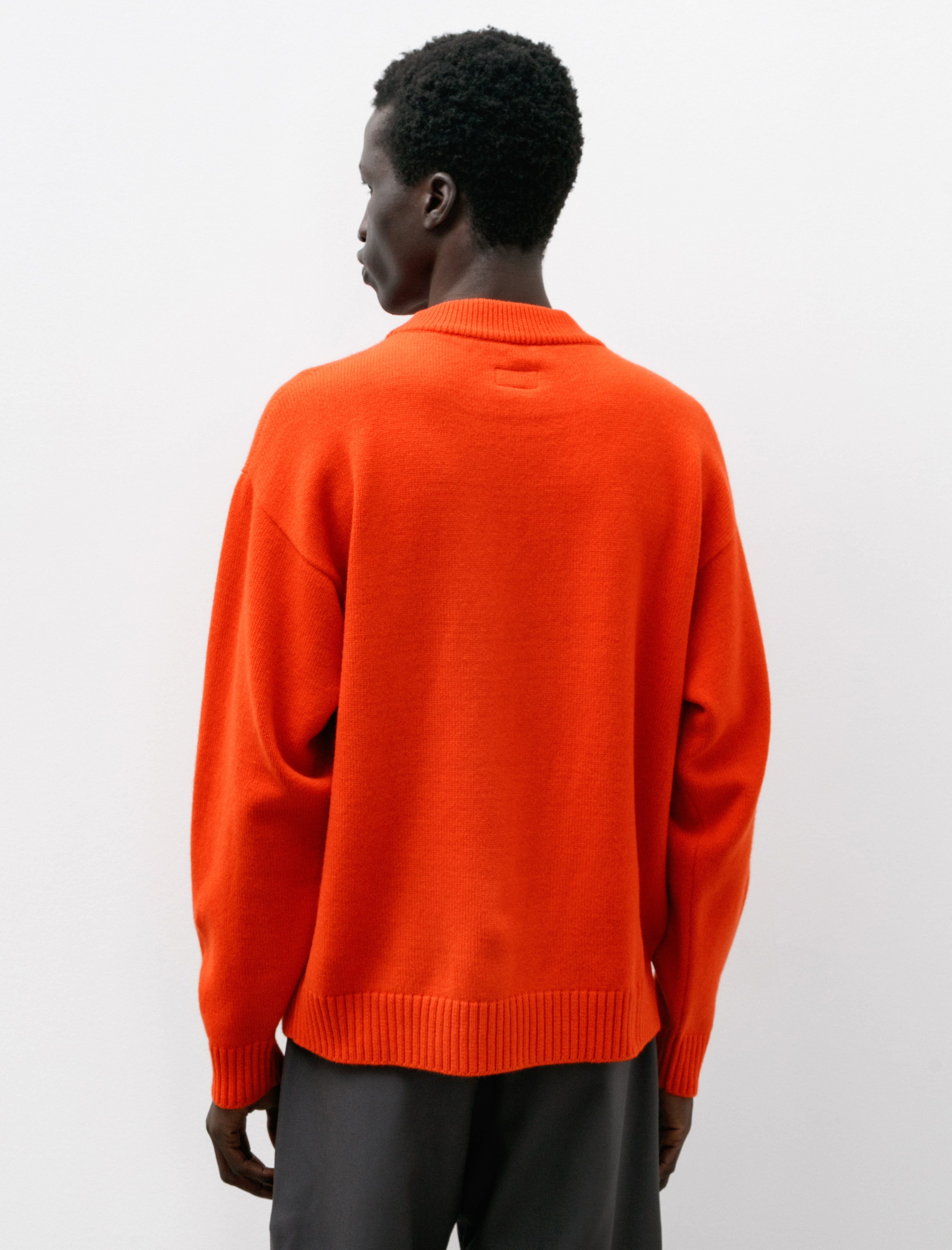 Arpenteur Source Sweater Merino Cashmere Orange