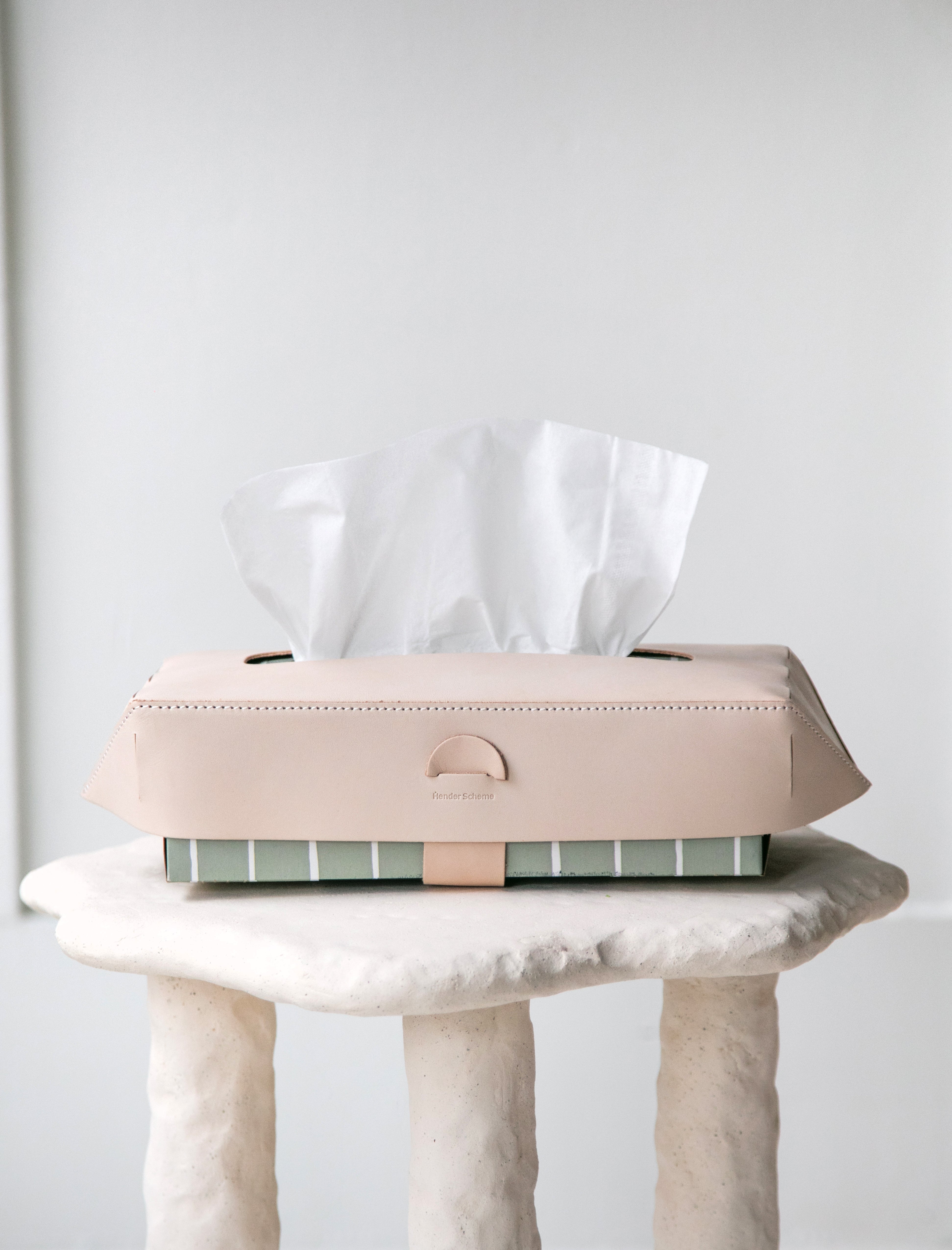 Hender Scheme Tissue Box Case Natural